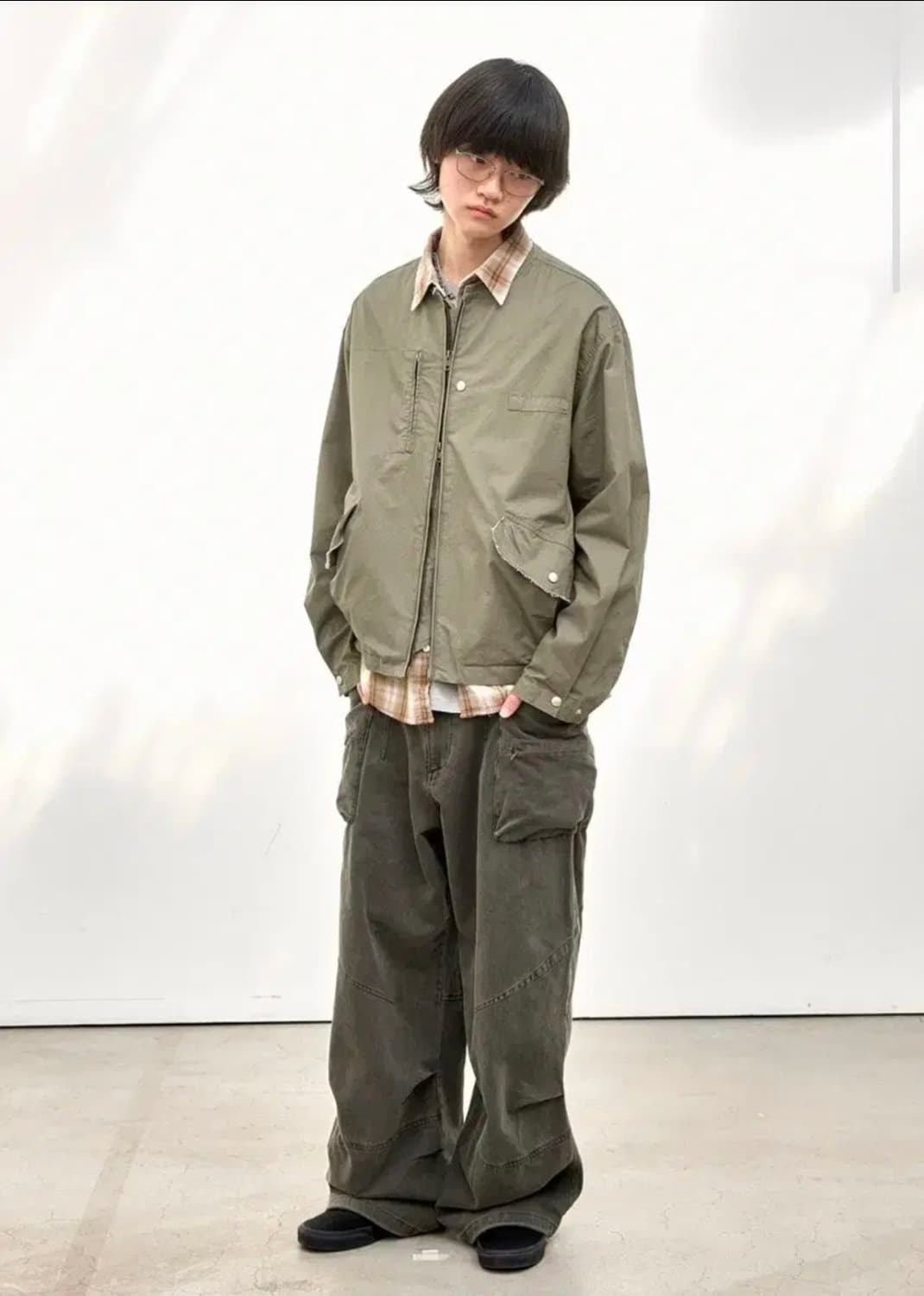 해칭룸 플라이트 자켓 카키 3(M) 상품이미지3