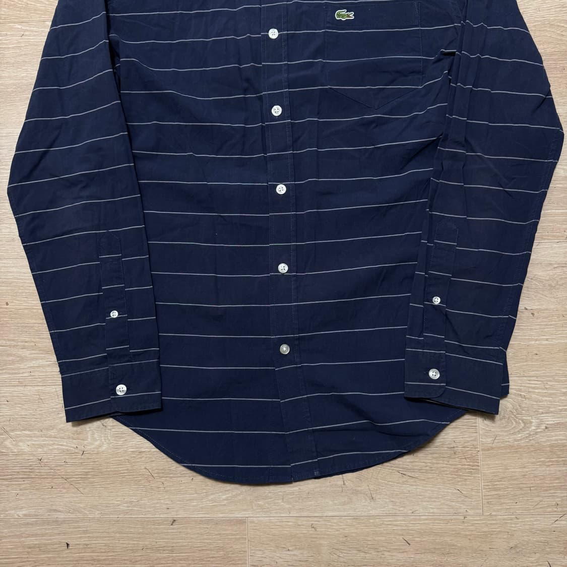 라코스테 스트라이프 셔츠 남방 상품이미지3