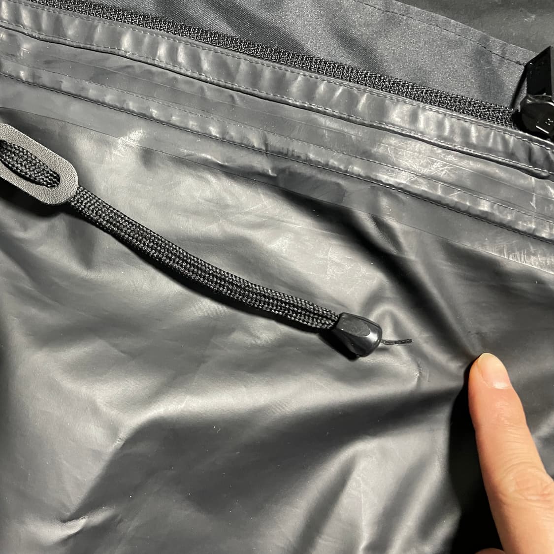 슈퍼콤마비 레인코트 블랙 (105-110) 상품이미지6