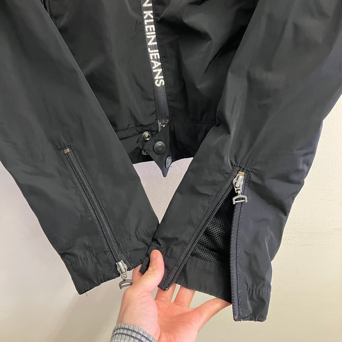 N198 00s ck 캘빈클라인 투웨이 바이커 자켓 상품이미지6