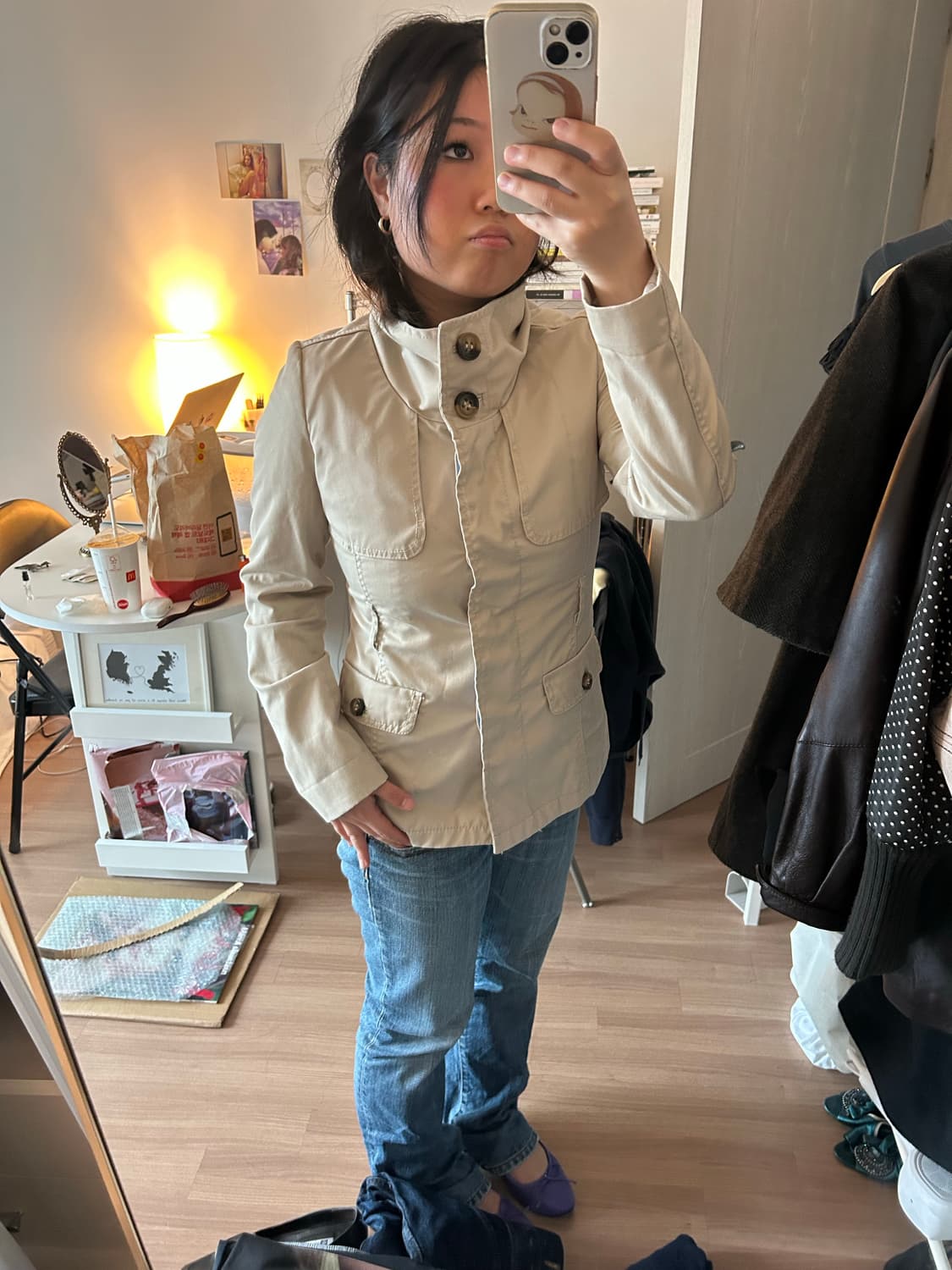 빈티지 h&m 트렌치 상품이미지7