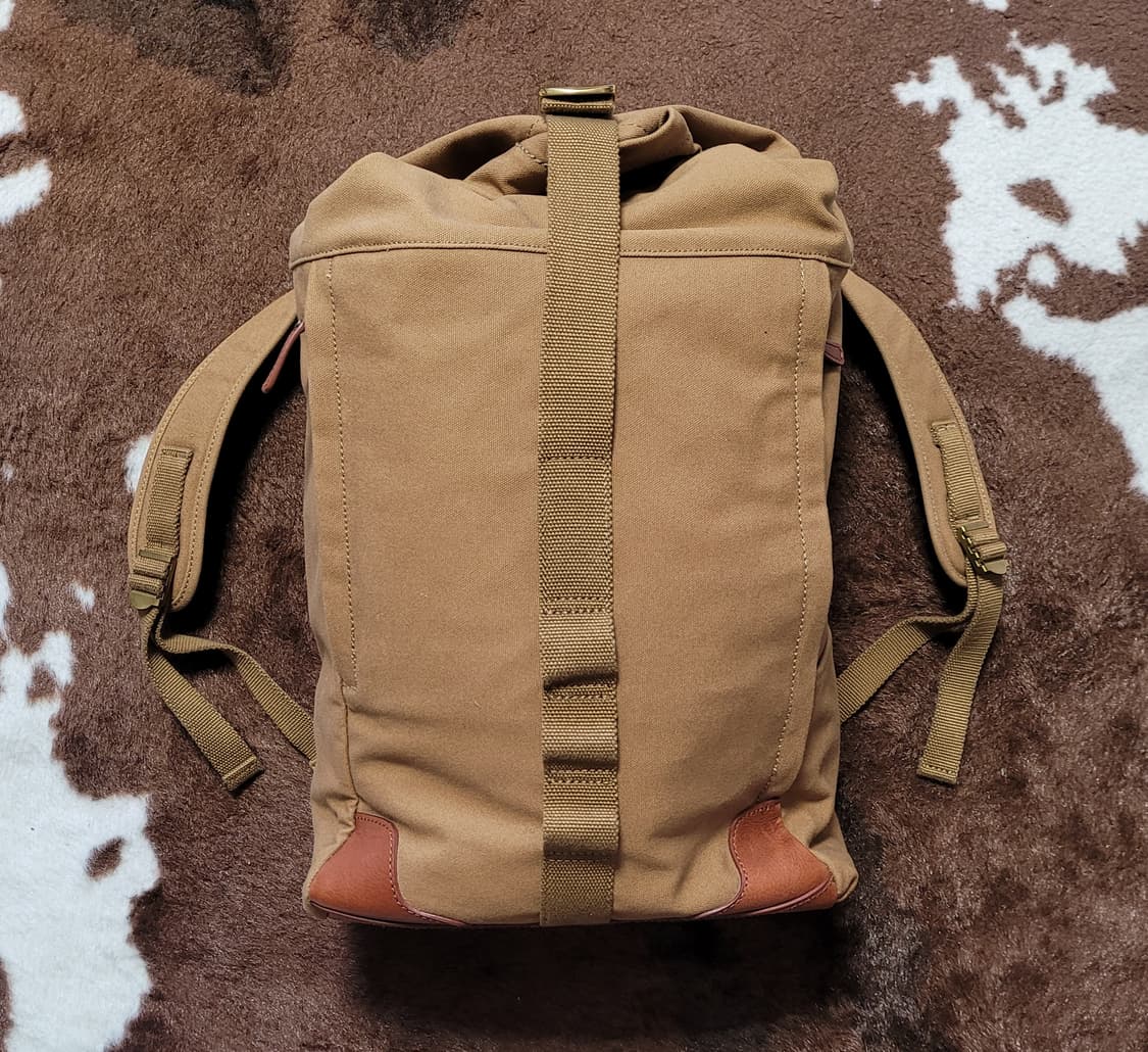 미국 직구 새제품 오르비스 하드 캔버스 가죽 백팩 상품이미지1