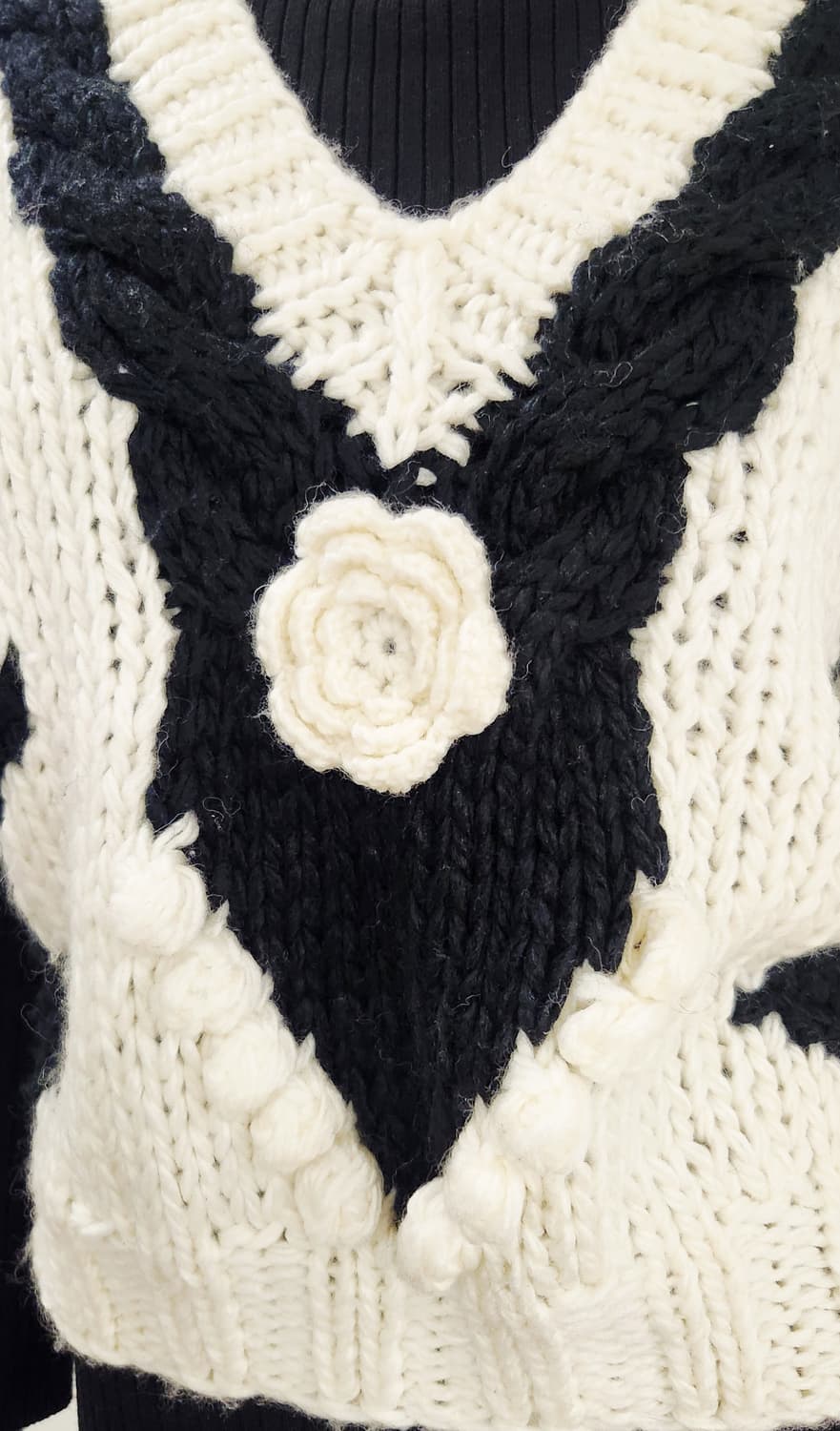 장미뜨개니트 상품이미지1