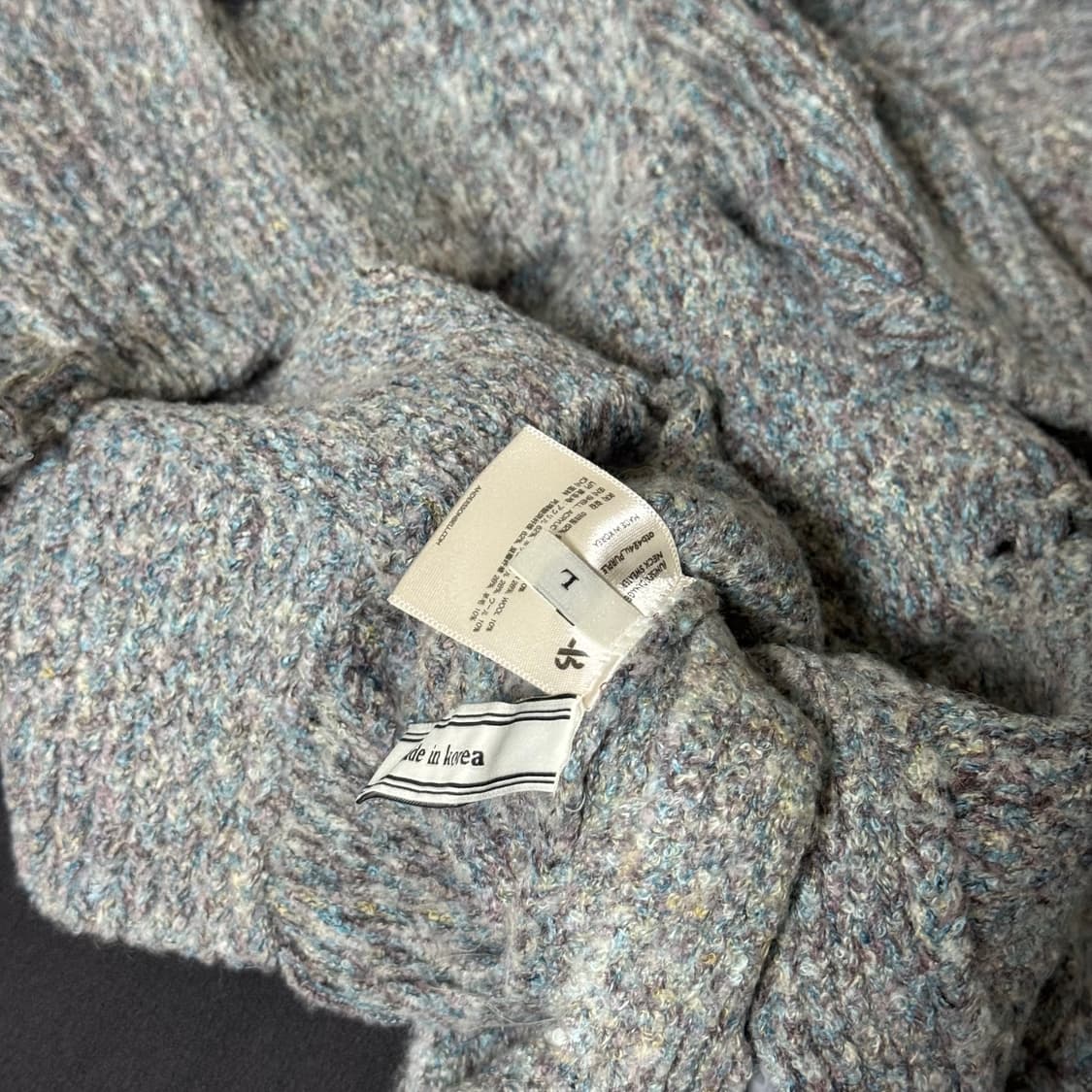 L) 앤더슨벨 데미지 크루넥 스웨터(니트) 상품이미지3