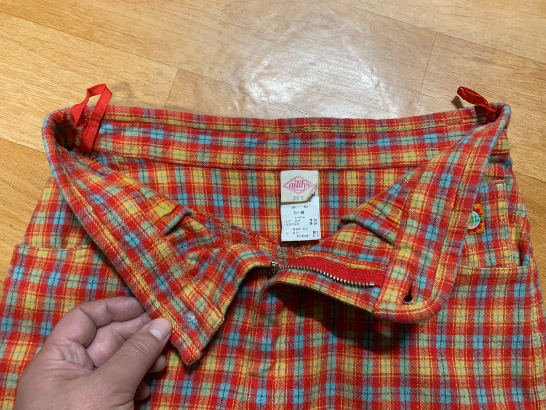 OILILY 오일릴리 체크패턴 미니 스커트(38 사이즈) 상품이미지5
