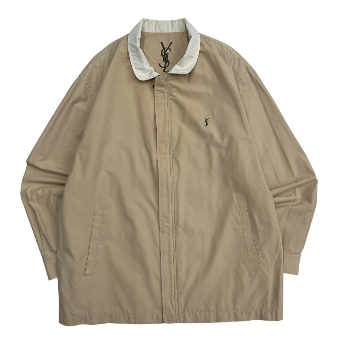 입생로랑 미니로고 베이지 자켓 상품이미지2