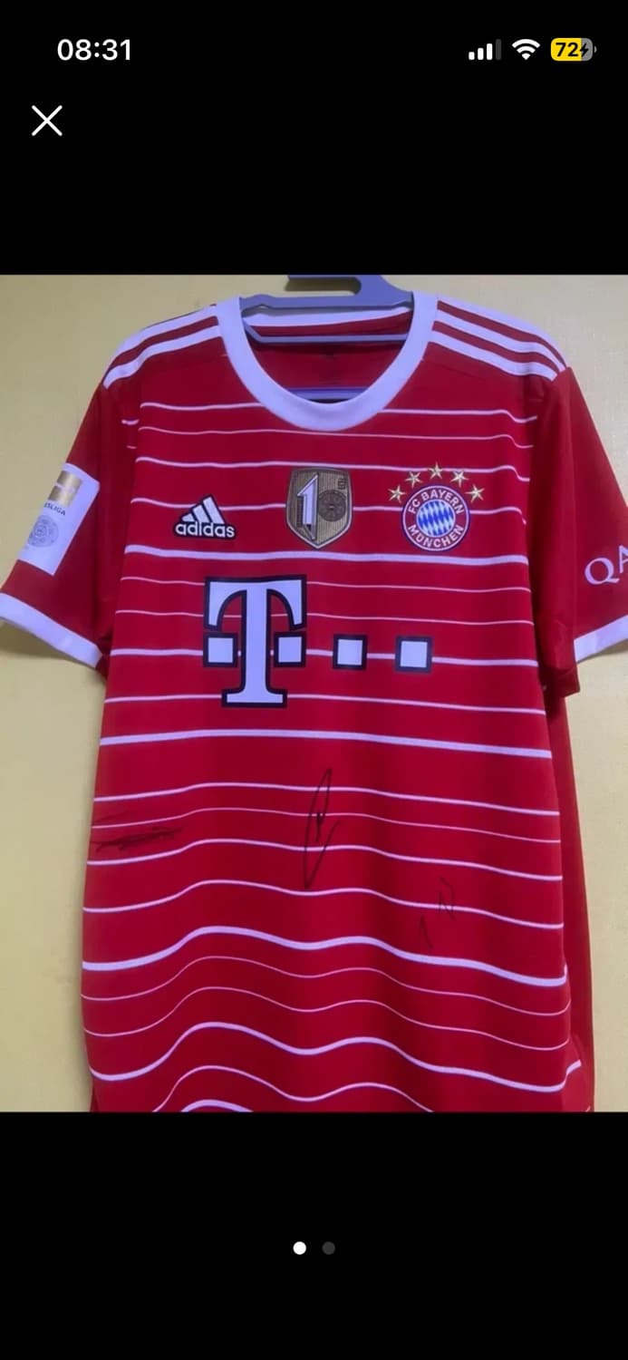 22-23 홈 노이어, 고레츠카, 콤파니 싸인 뮐러 마킹 풀마킹 상품이미지1