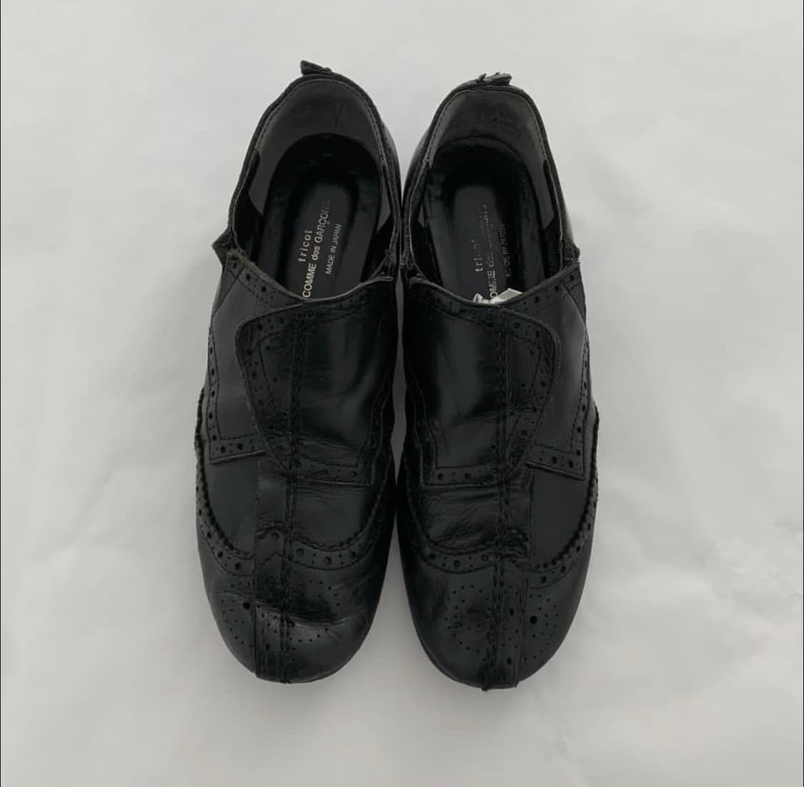 꼼데가르송 윙팁 패치 슈즈 구매합니다 상품이미지1