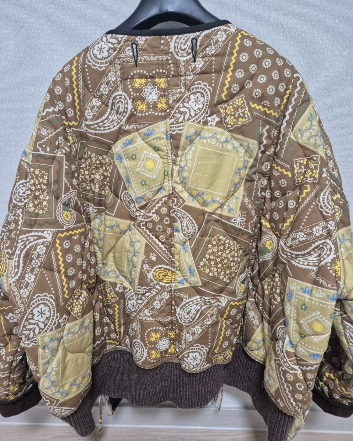 Beaker 비이커 오리지널 리버시블 패턴 퀼팅 패딩 점퍼  상품이미지5