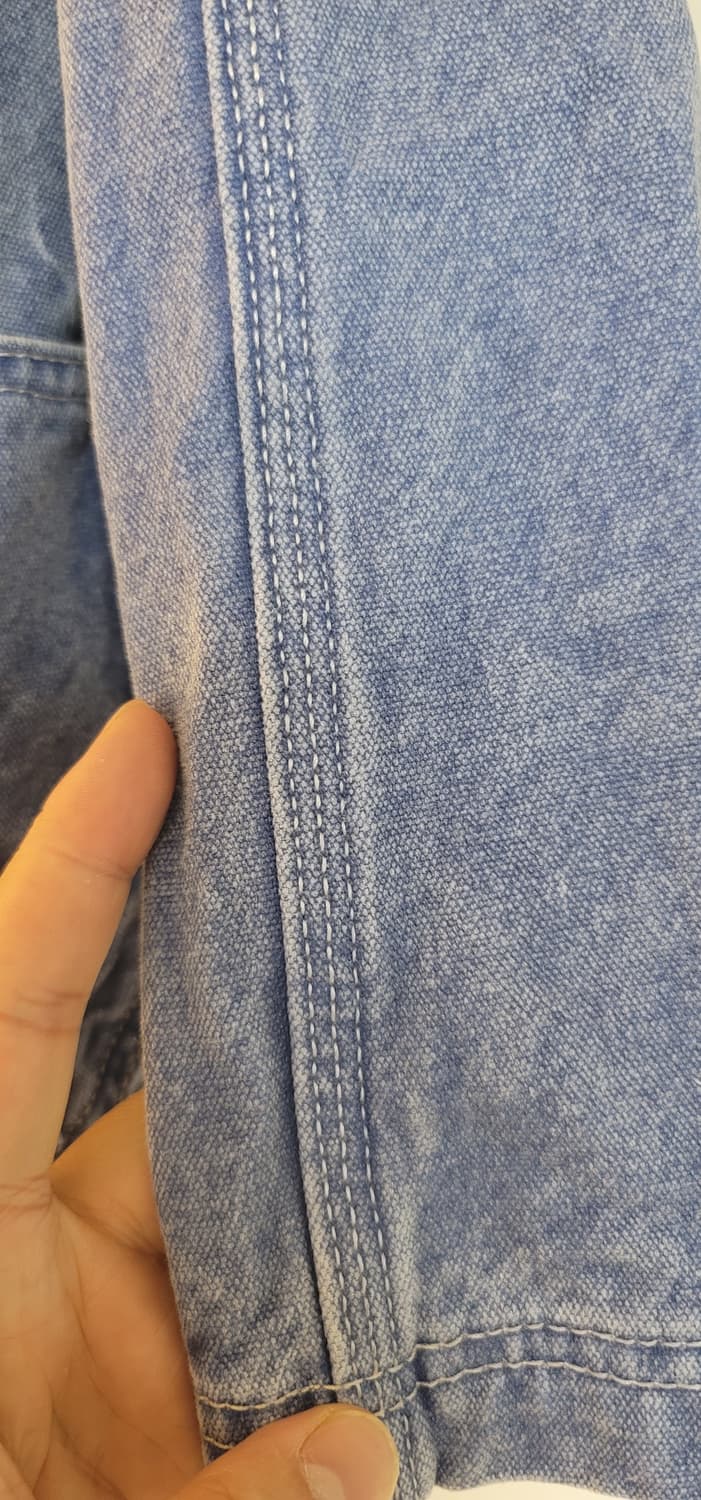 25ss 비이커 피그먼트 데님 워크자켓 상품이미지9