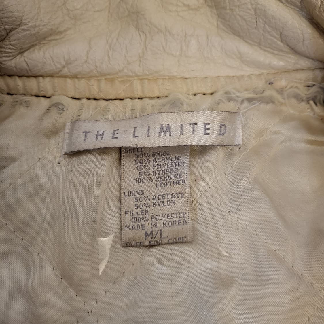 The Limited 크레스트 울레더 카라 바시티 자켓 상품이미지9