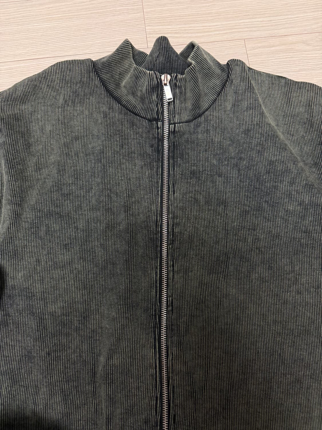 자라 빈티지 워싱 니트 집업 상품이미지5