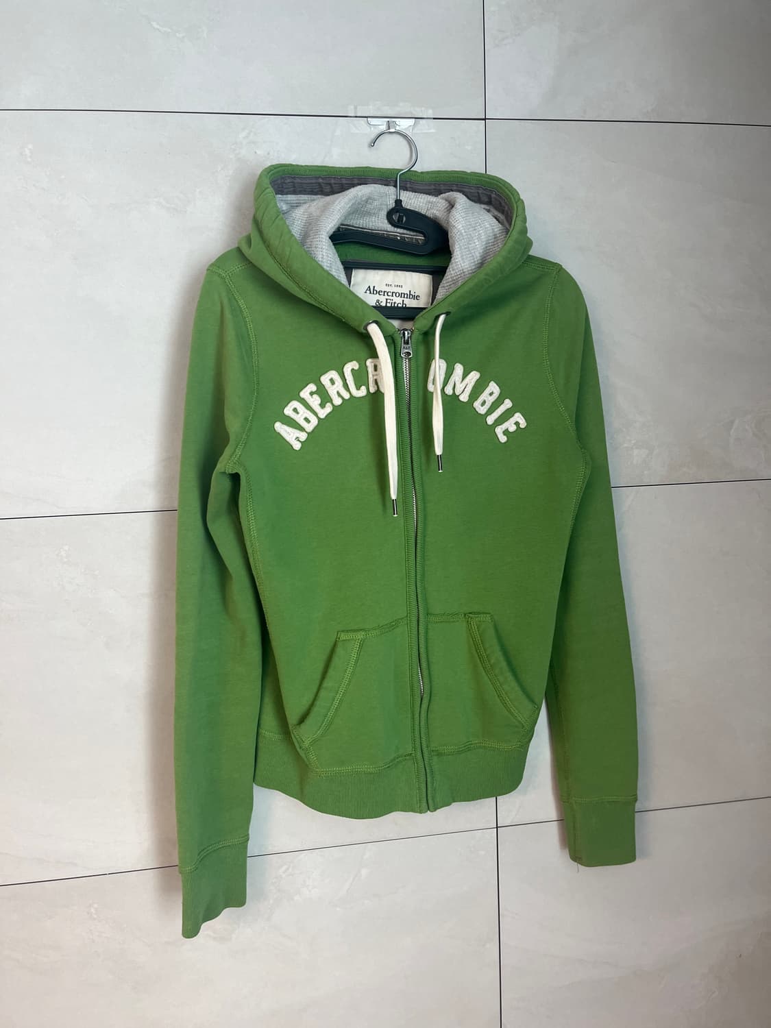 아베크롬비 스펠로고 말차 후드집업 [M] 상품이미지2