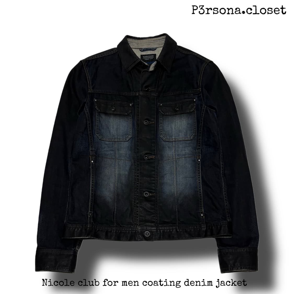 Nicole club for men coating denim jacket 상품이미지1