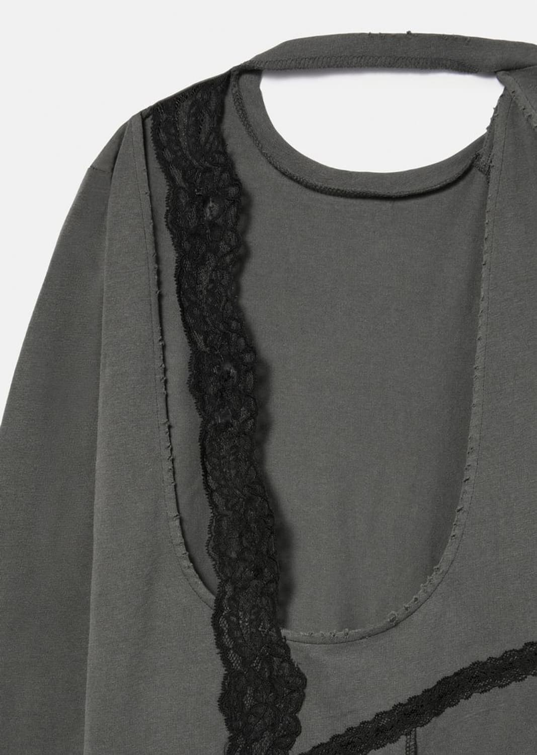 에스이오 백홀 레이스 져지 드레스 상품이미지9