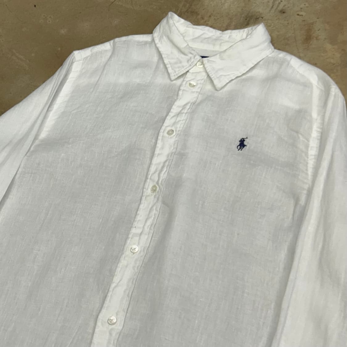 🫶🏻 폴로랄프로렌 릴렉스드핏 White 린넨 셔츠 🫶🏻  상품이미지2