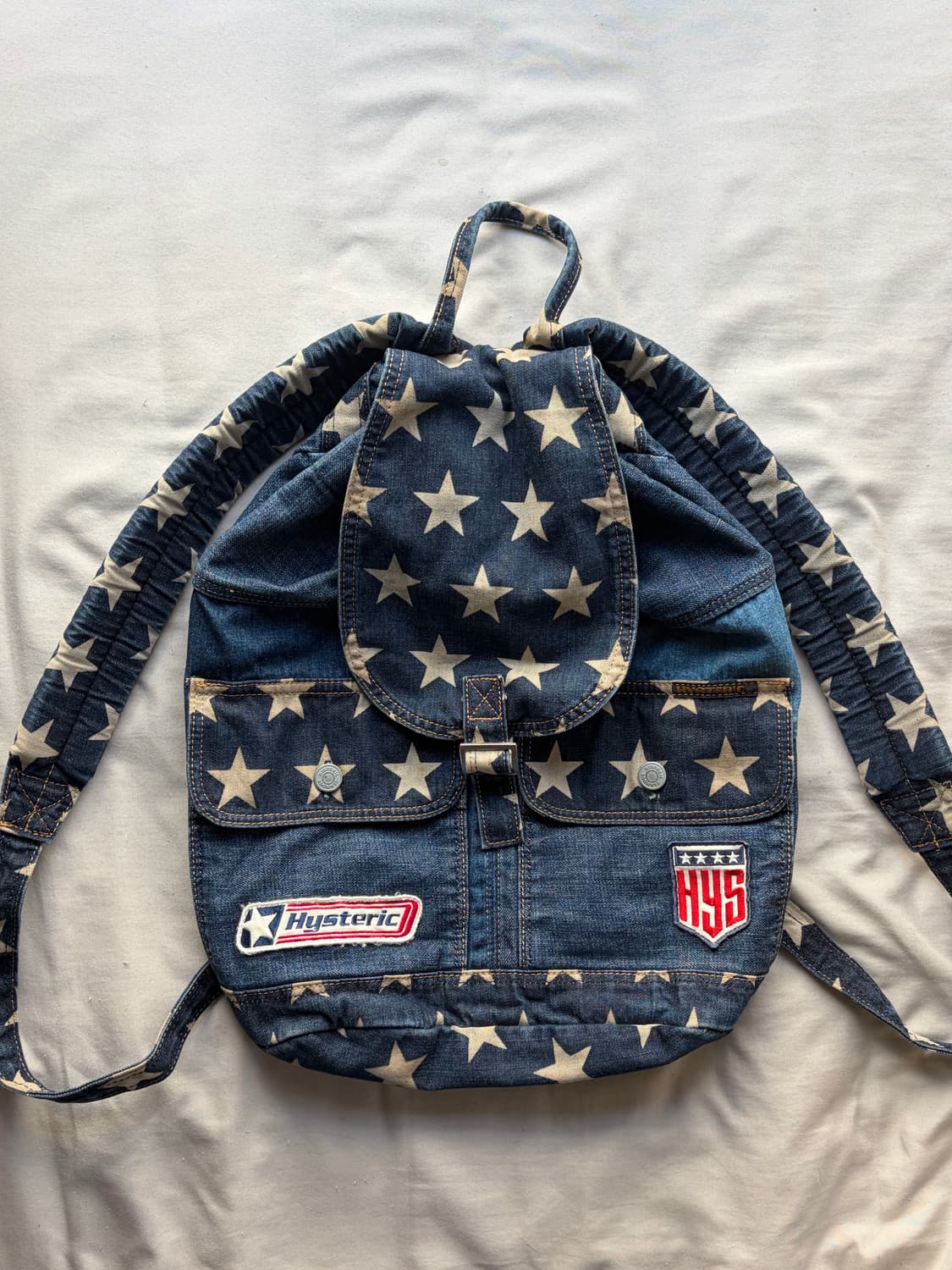 HYSTERIC GLAMOUR 90‘s 스타 데님 백팩 상품이미지3