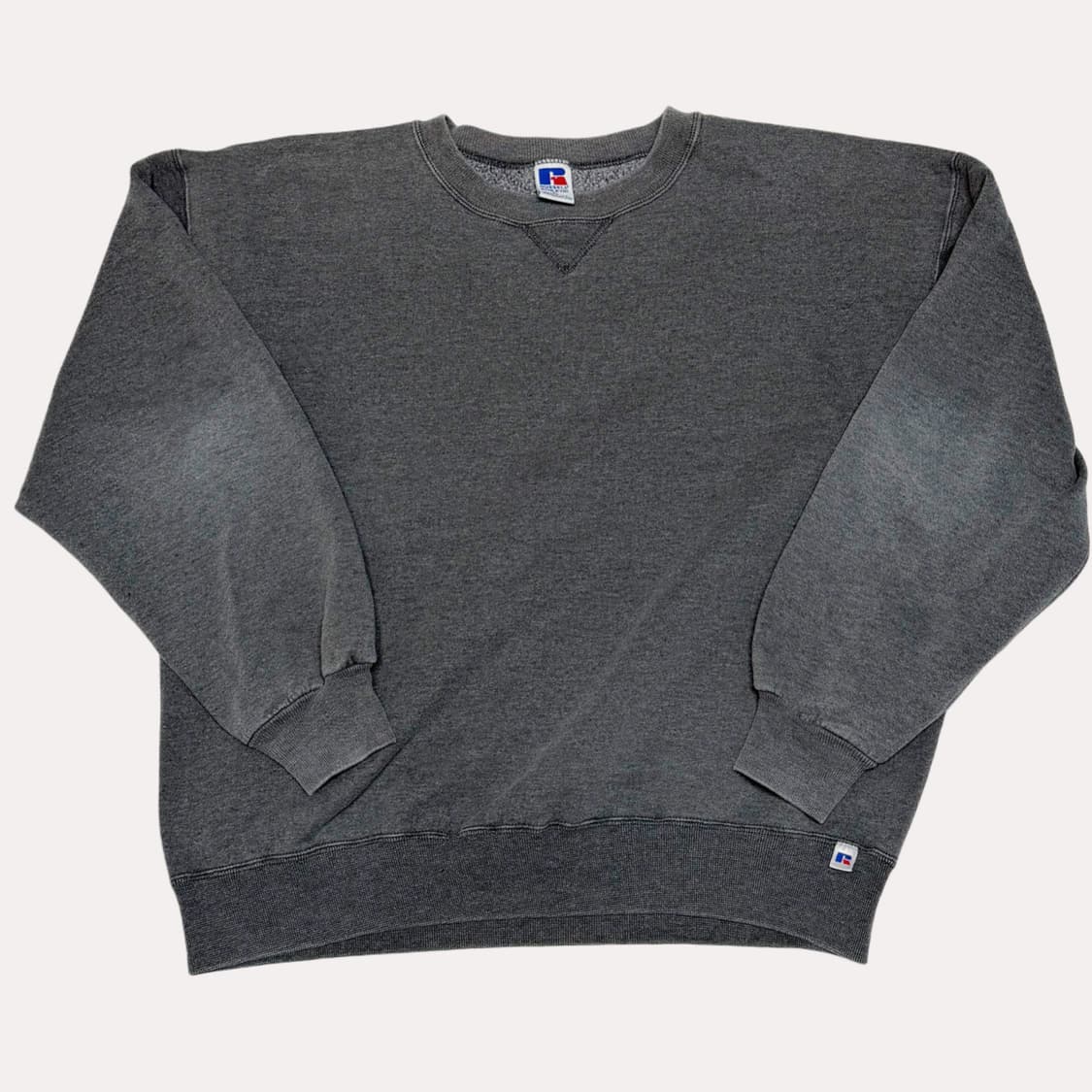 90s RUSSELL sweat faded gray XL USA 상품이미지1