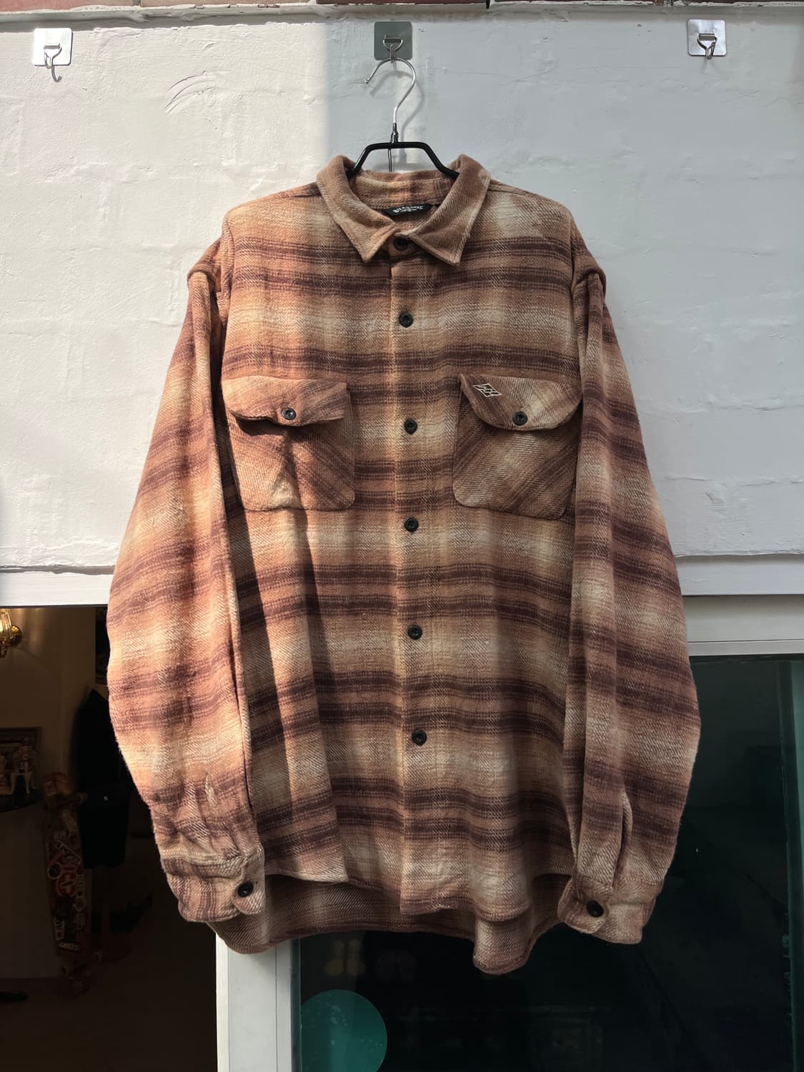 Billabong 투포켓 플라넬 셔츠 L 상품이미지1
