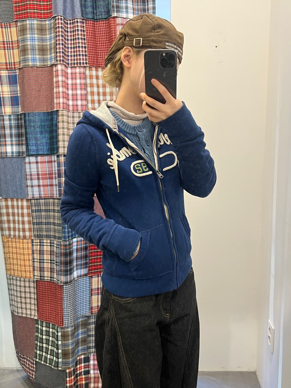 아베크롬비 블루 후드집업 상품이미지4