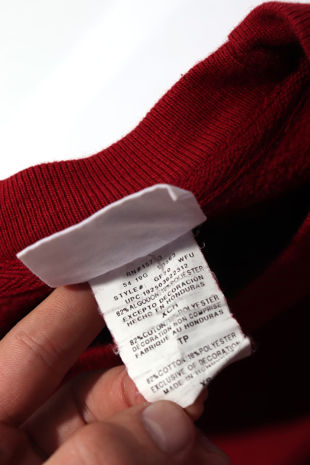 CHAMPION 리버스위브 와인 스웻셔츠 size XS 상품이미지6