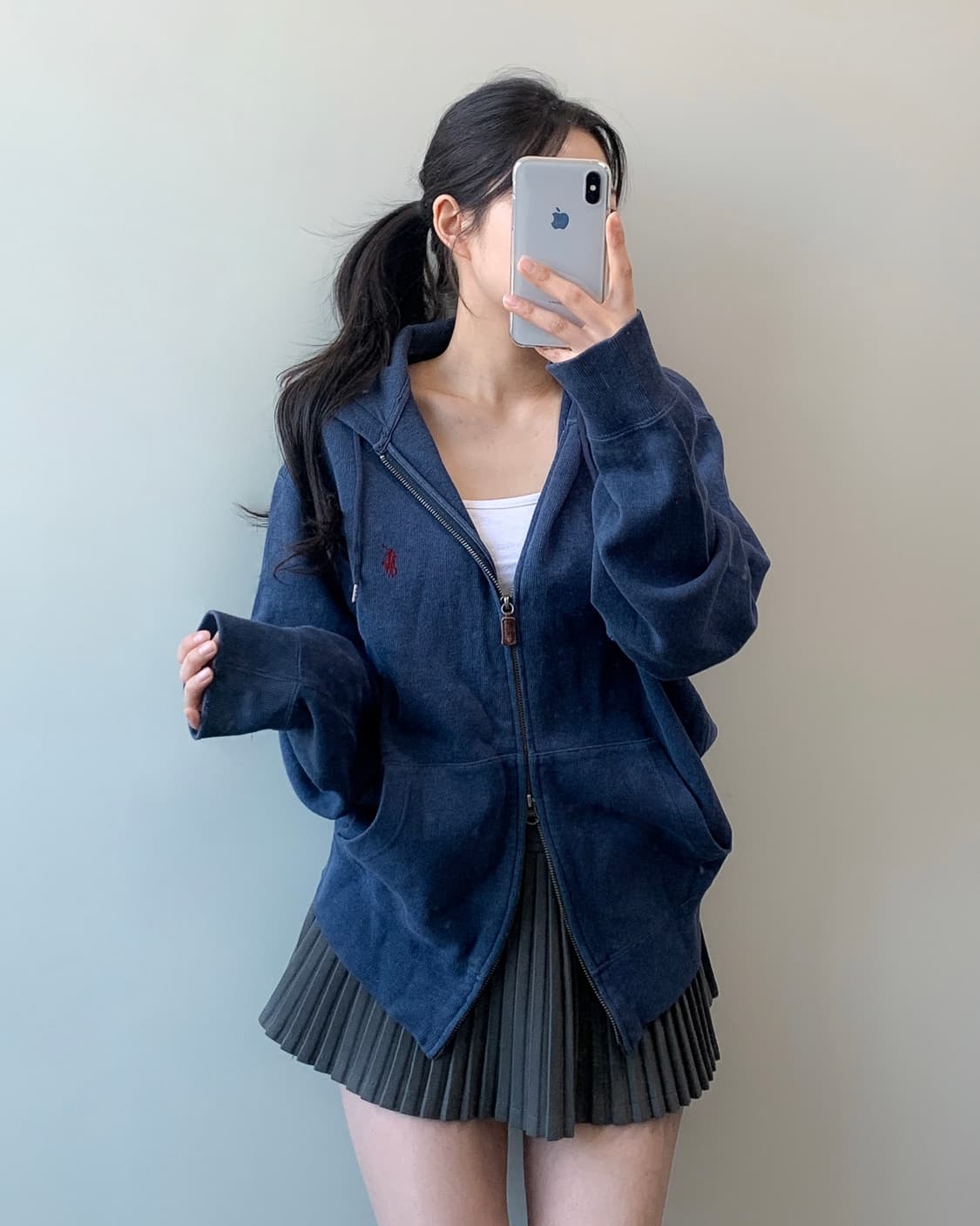 폴로 후드집업 상품이미지3