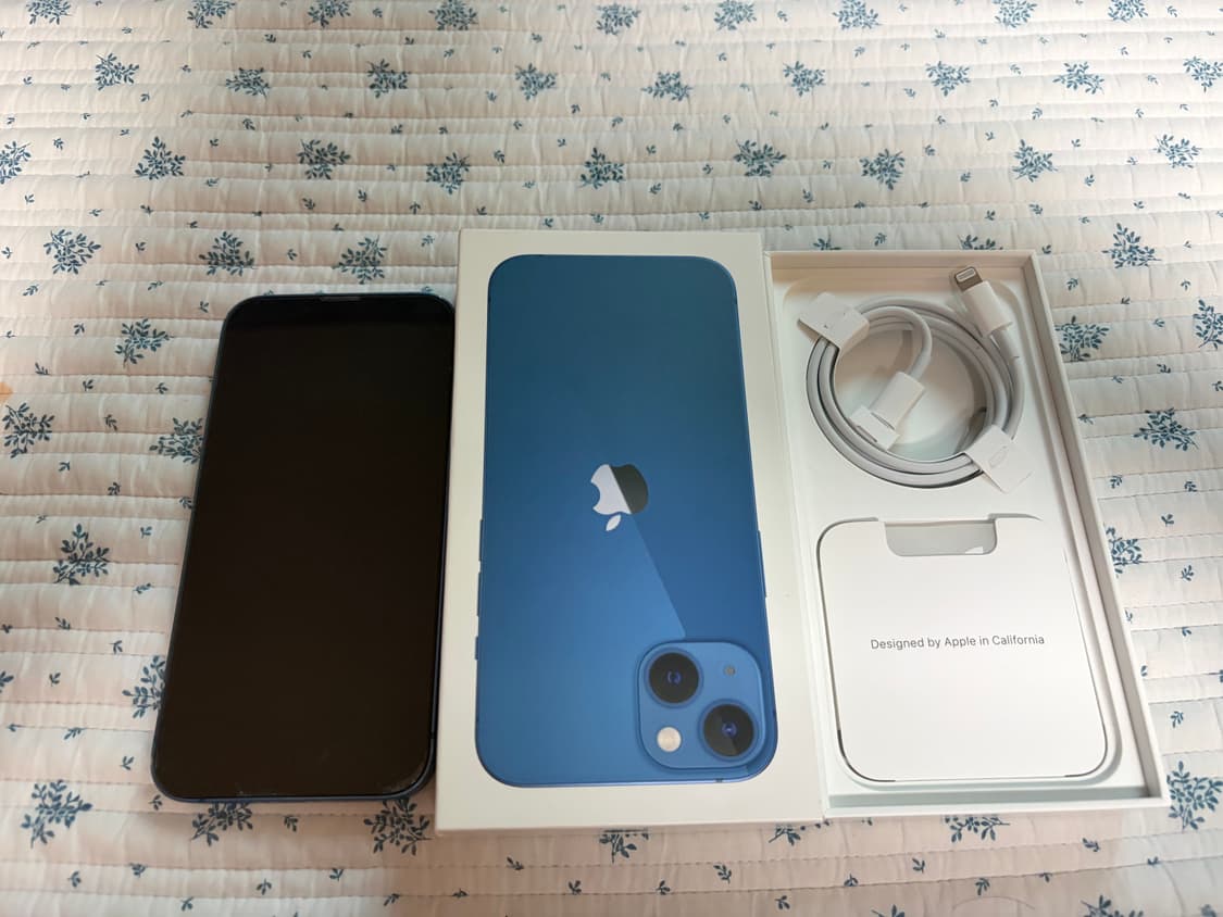아이폰 13 128기가 블루 판매 상품이미지7