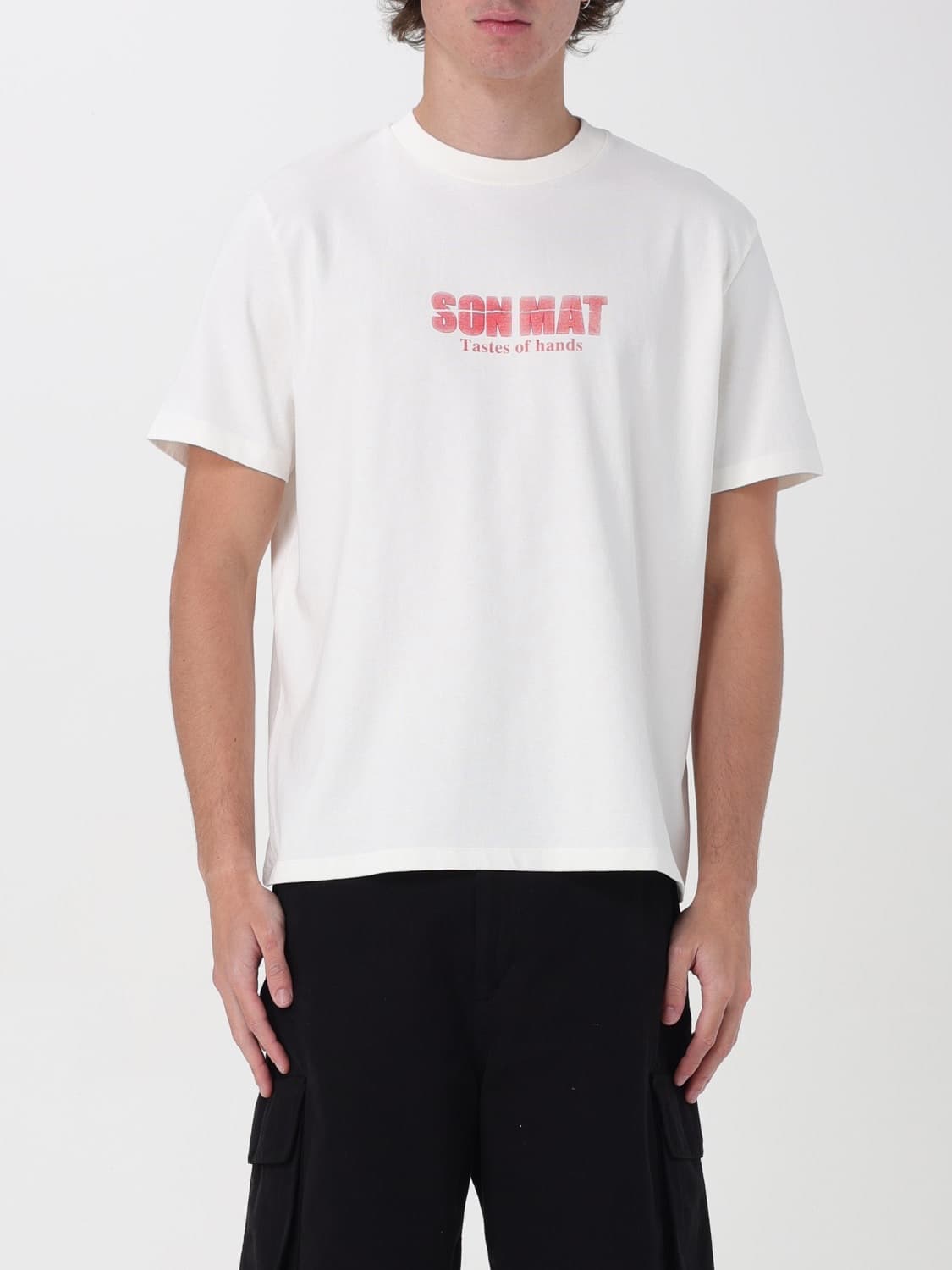 (정품/새상품) 아워레가시 남성 화이트 손맛 프린트 박스 티셔츠 상품이미지4
