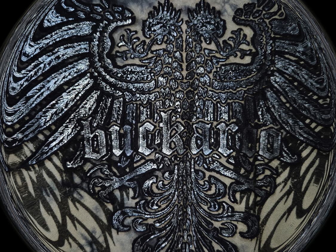 BUCKAROO y2k PUNK Skull wing top 상품이미지3
