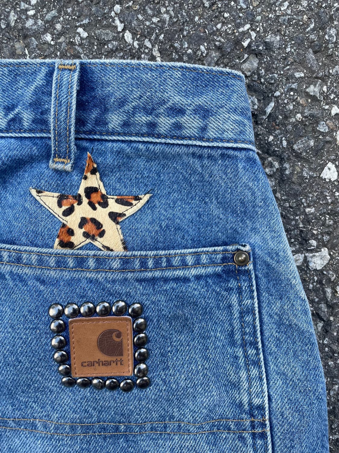 Vintage carhartt 더블니 버뮤다 쇼츠 상품이미지5