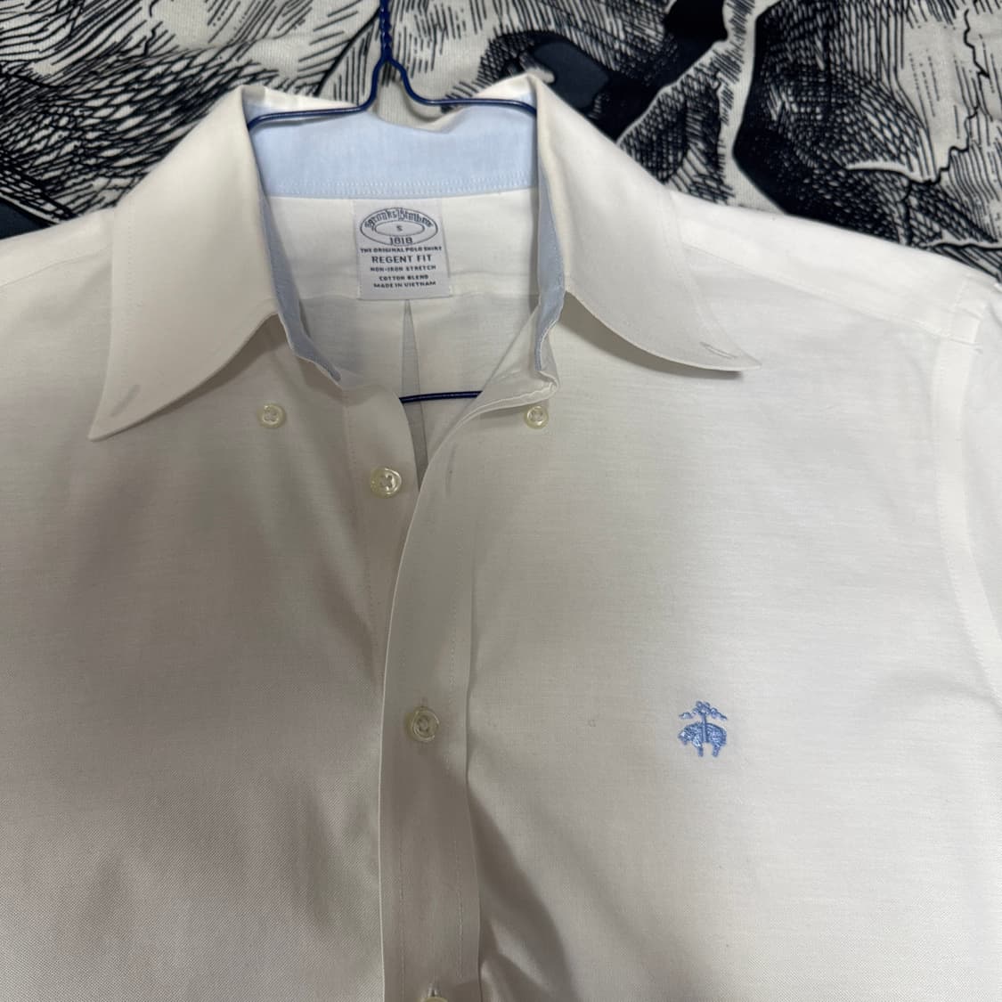 브룩스브라더스 화이트 셔츠 S사이즈 실착 95 정도 상품이미지2