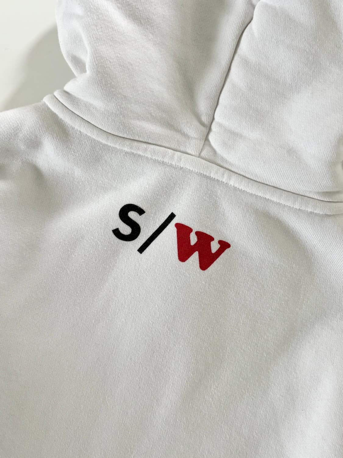 Sacai 사카이 화이트 스프링/윈터 사이드 지퍼 후드티 상품이미지7