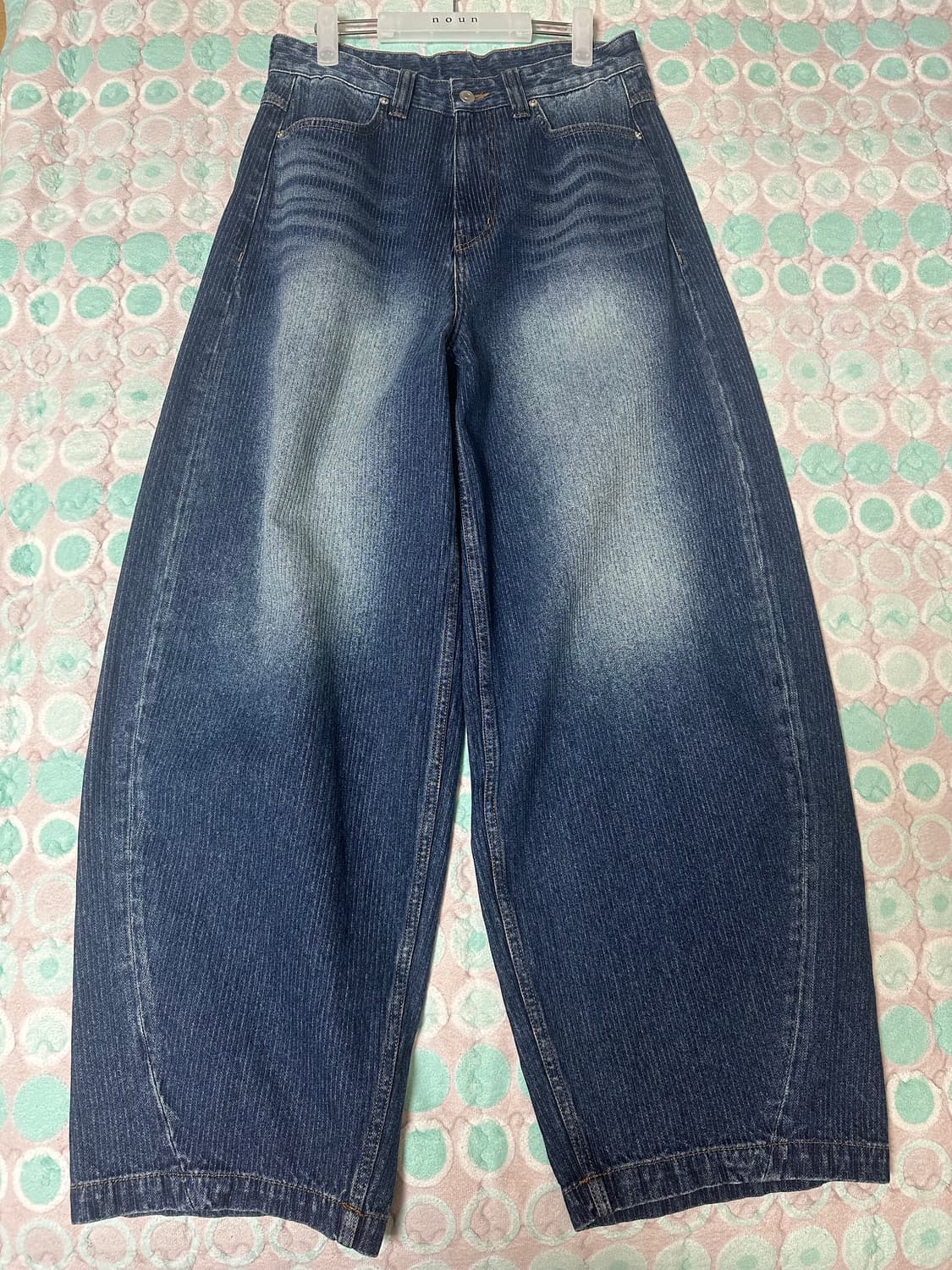 노운 코듀로이 데님팬츠 블루 상품이미지5