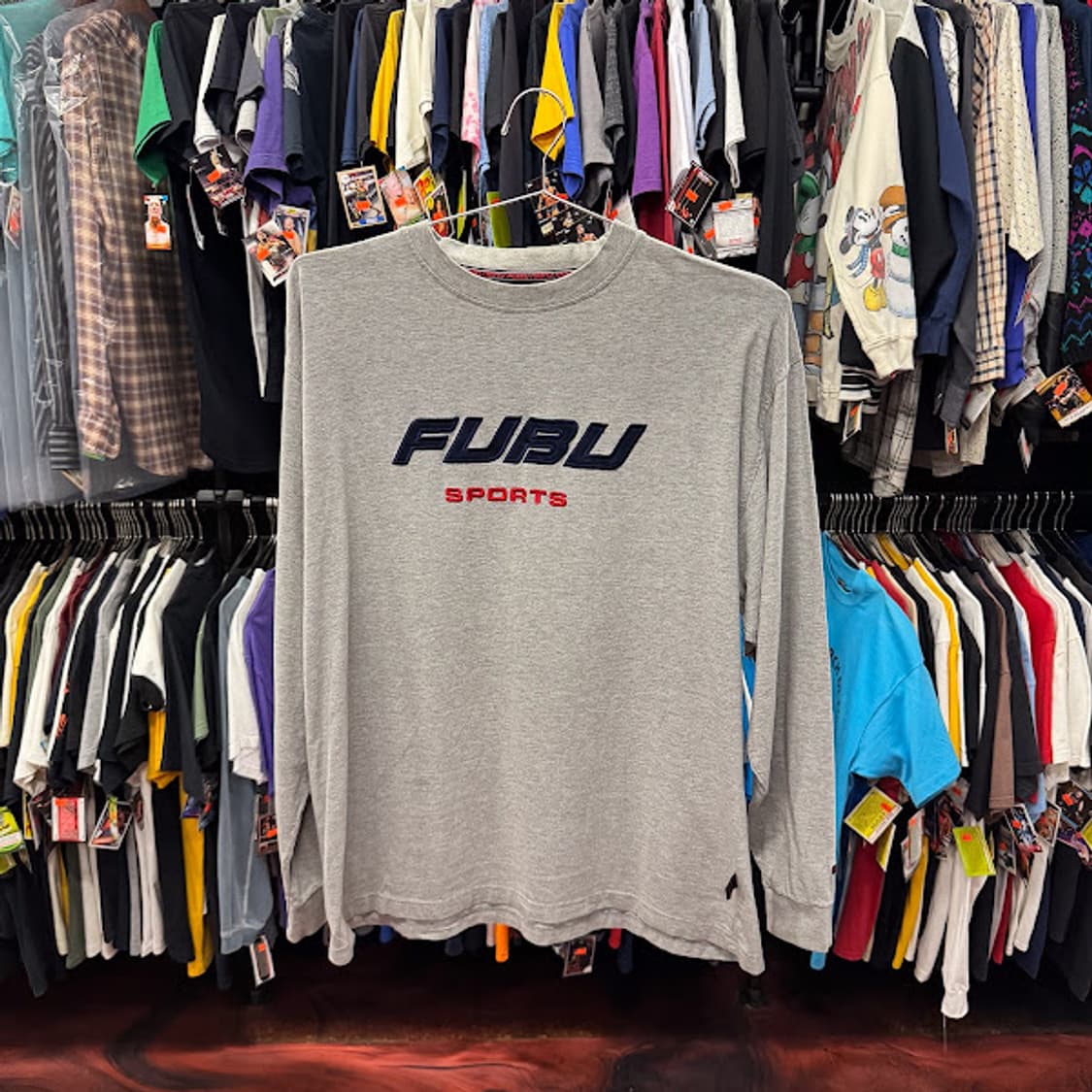 1990년대 빈티지 FUBU SPORTS 롱슬리브 티셔츠 상품이미지2