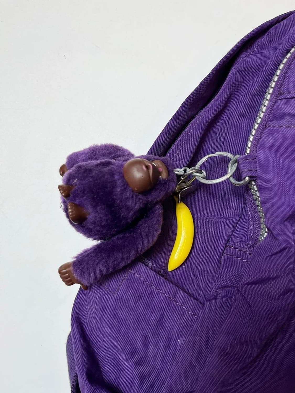 키플링 00s Y2K 퍼플 피그먼트 백팩 Q1410 상품이미지3