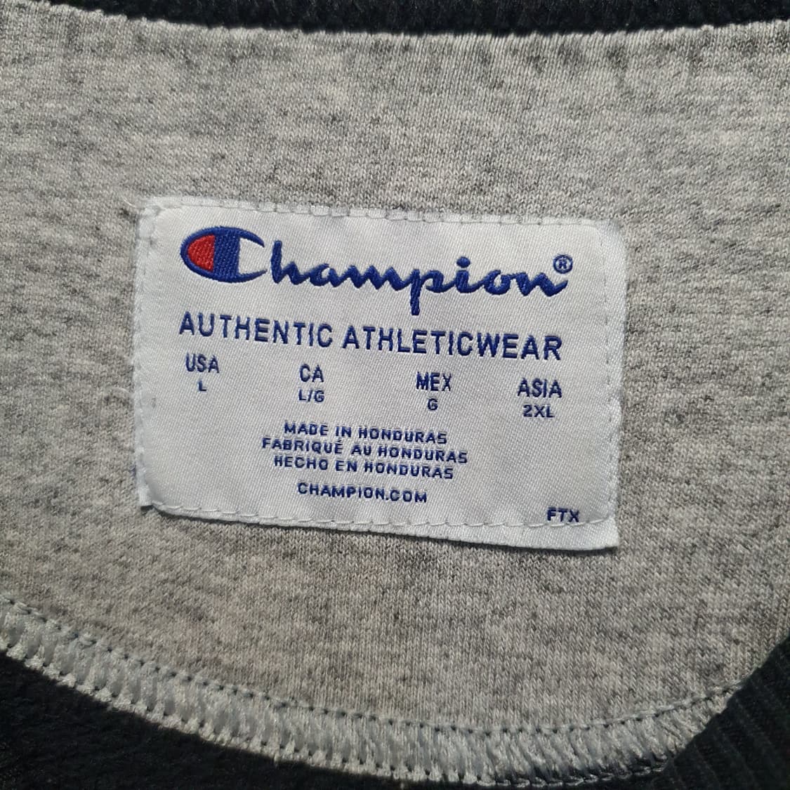 챔피온 로고 블랙  맨투맨 상품이미지5