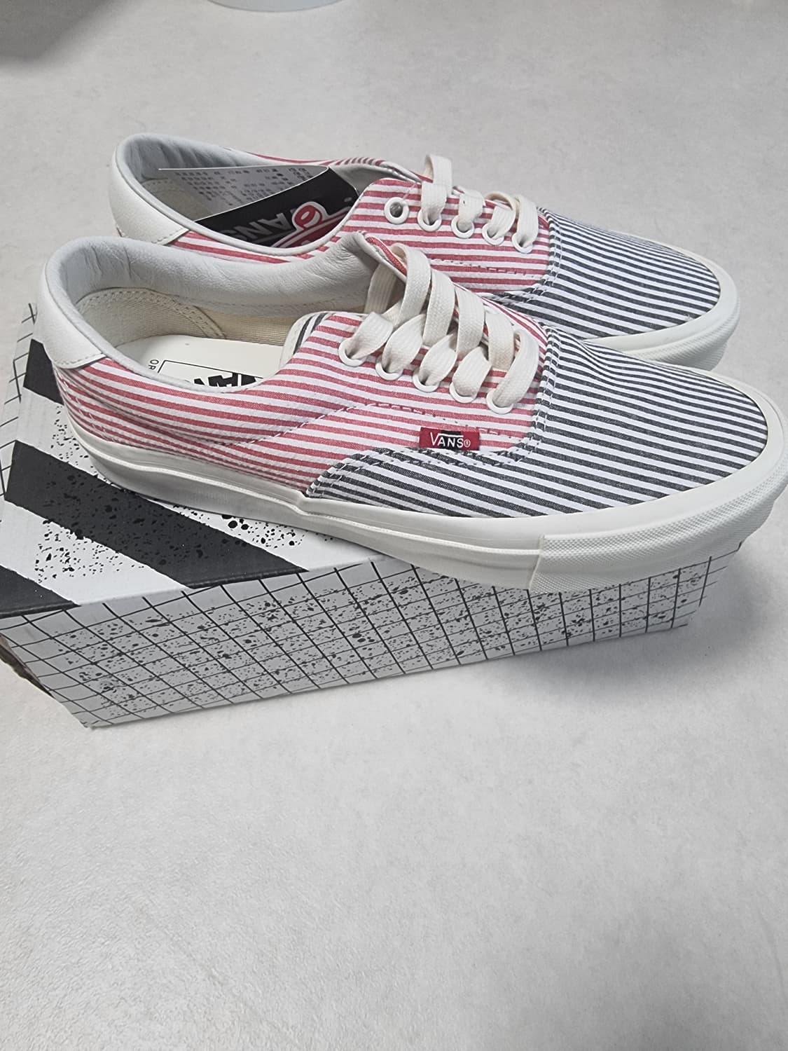 반스 볼트 검/빨 스트라이프 상품이미지4