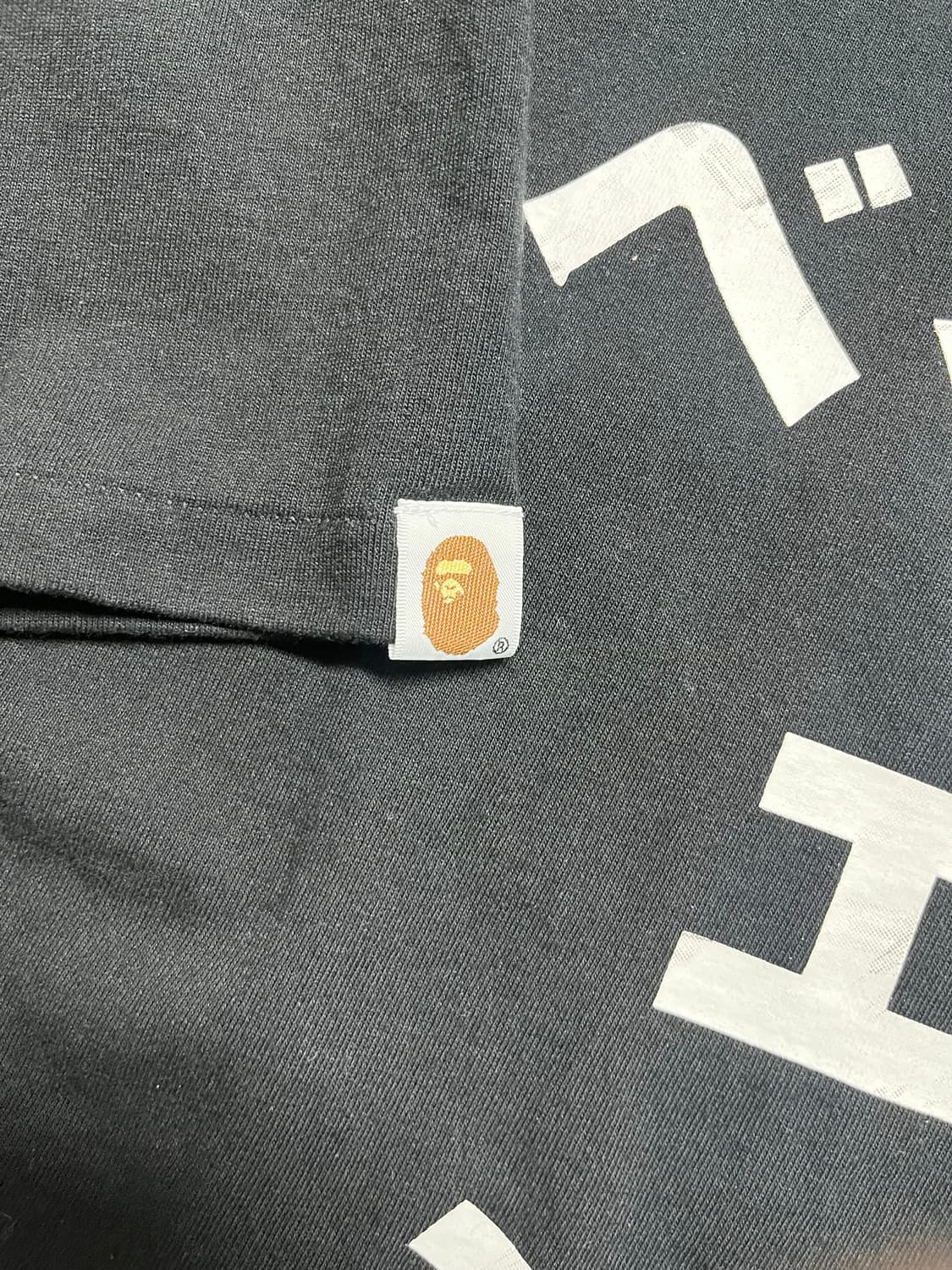 베이프 에이프 헤드 잉크 프린팅 반팔 티셔츠 상품이미지3