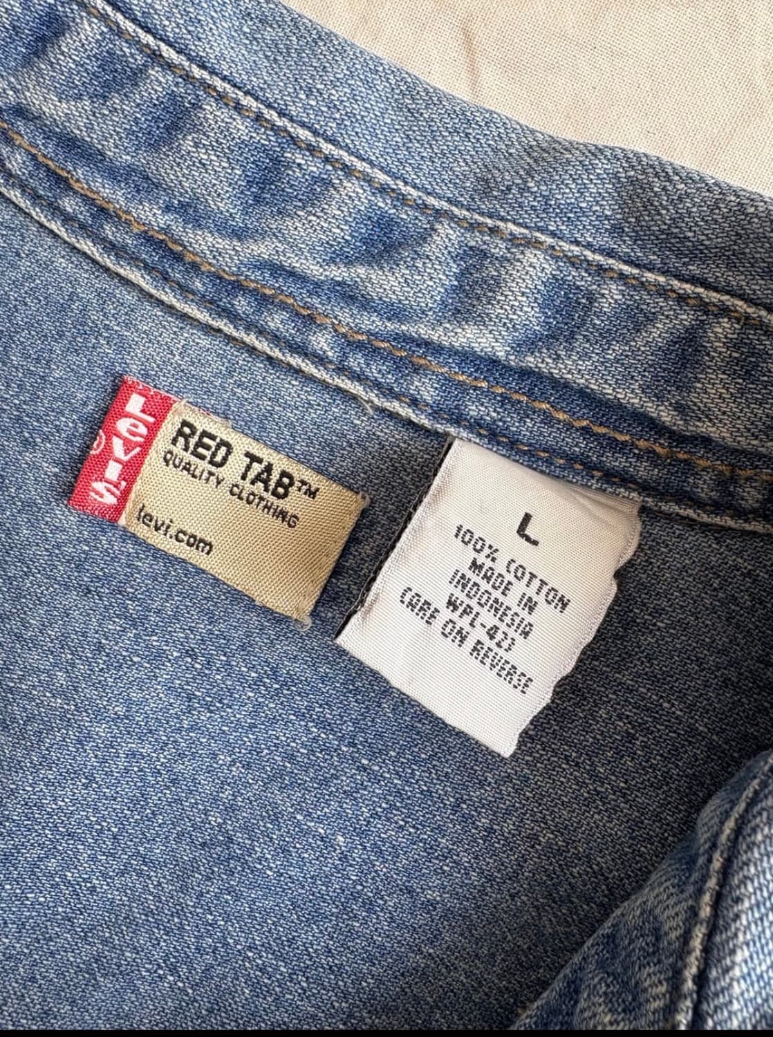 리바이스 빈티지데님 셔츠 상품이미지2