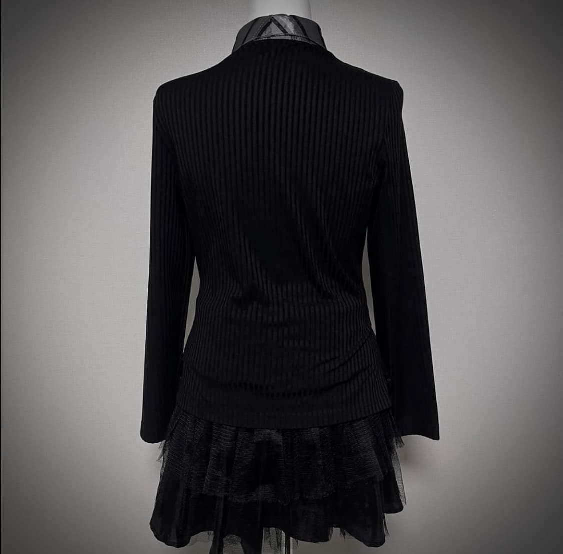 고스로리 공겜여주 실버 블라우스 로걀탑 상품이미지6