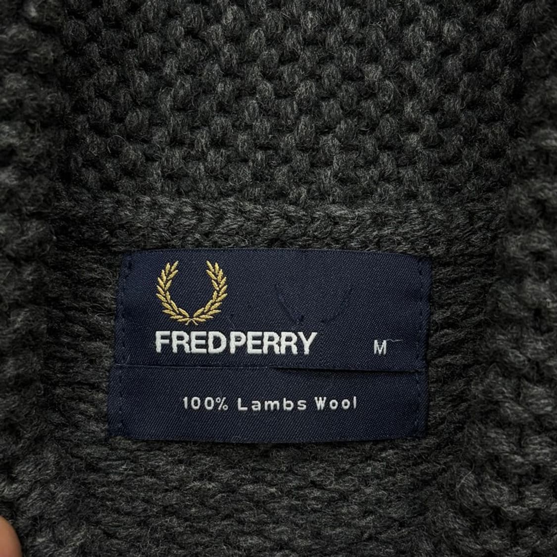 프레드페리 숄카라 니트 집업 v2358 상품이미지7