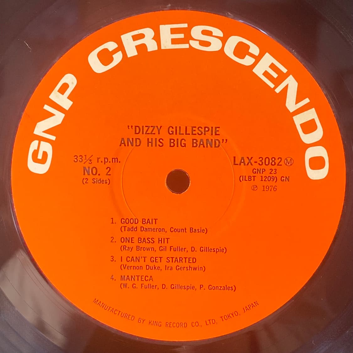 (LP-재즈) Dizzy Gillespie Big Band 상품이미지5