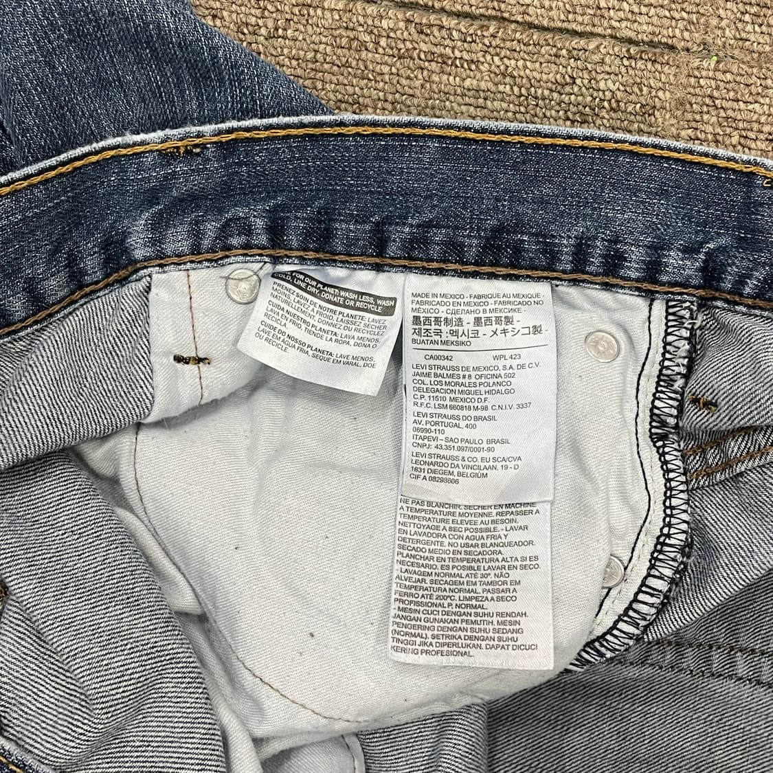 (40) Levi's 리바이스 569 리워크 데님 반바지 상품이미지8