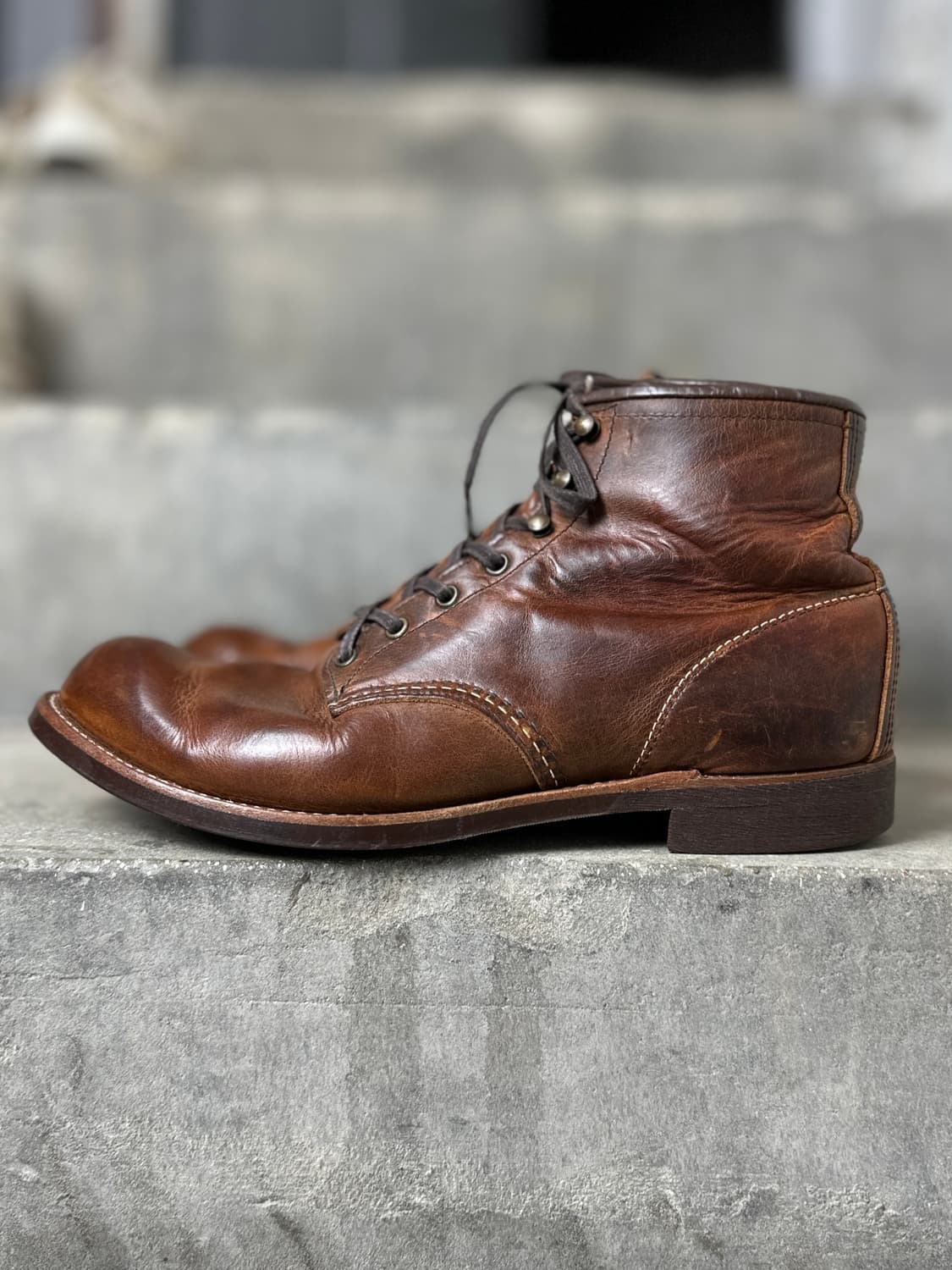 OG USA Made 레드윙 3343 블랙스미스 하드에이징 상품이미지5