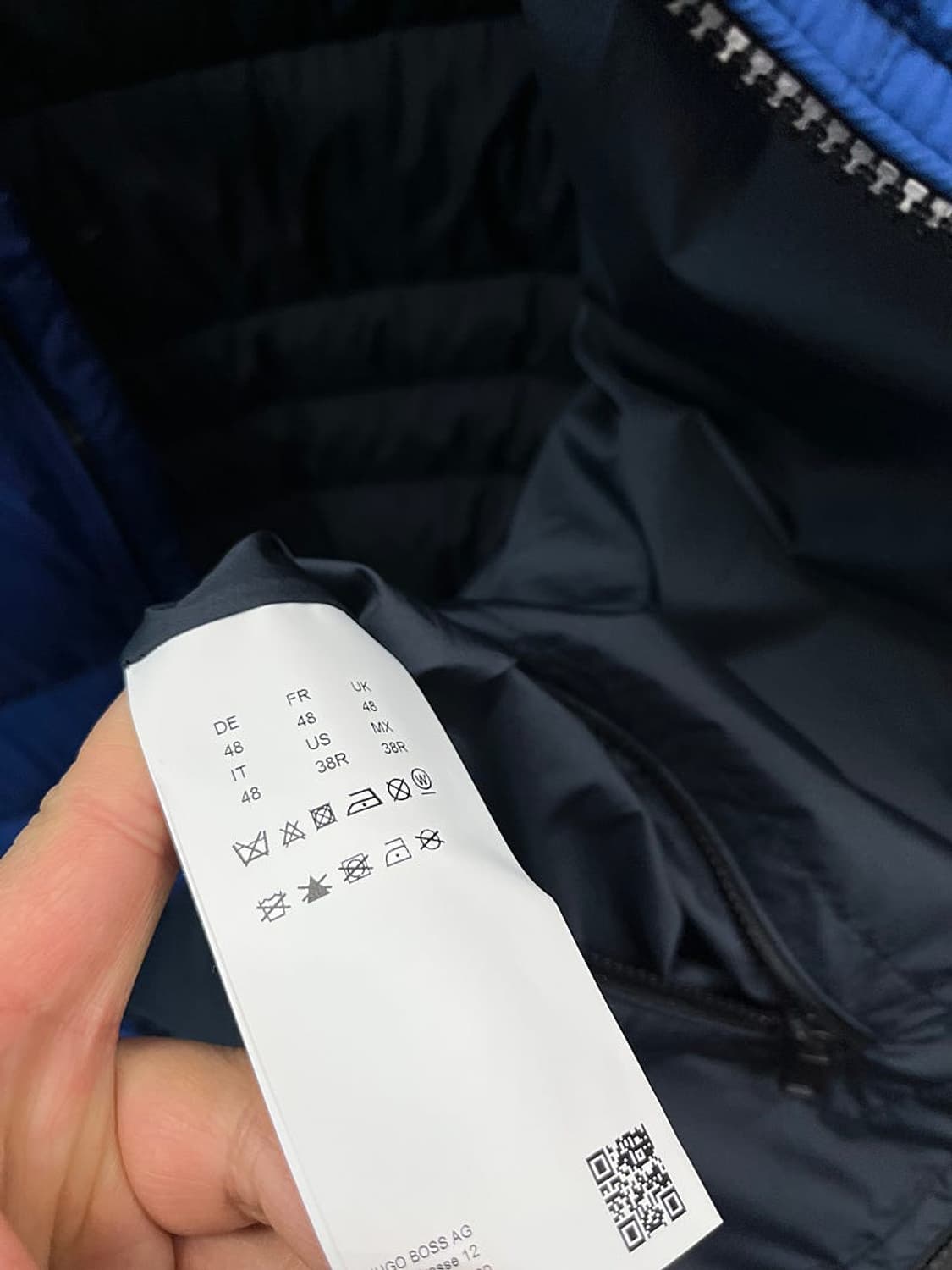 100) 휴고보스 골프 경량다운  상품이미지7