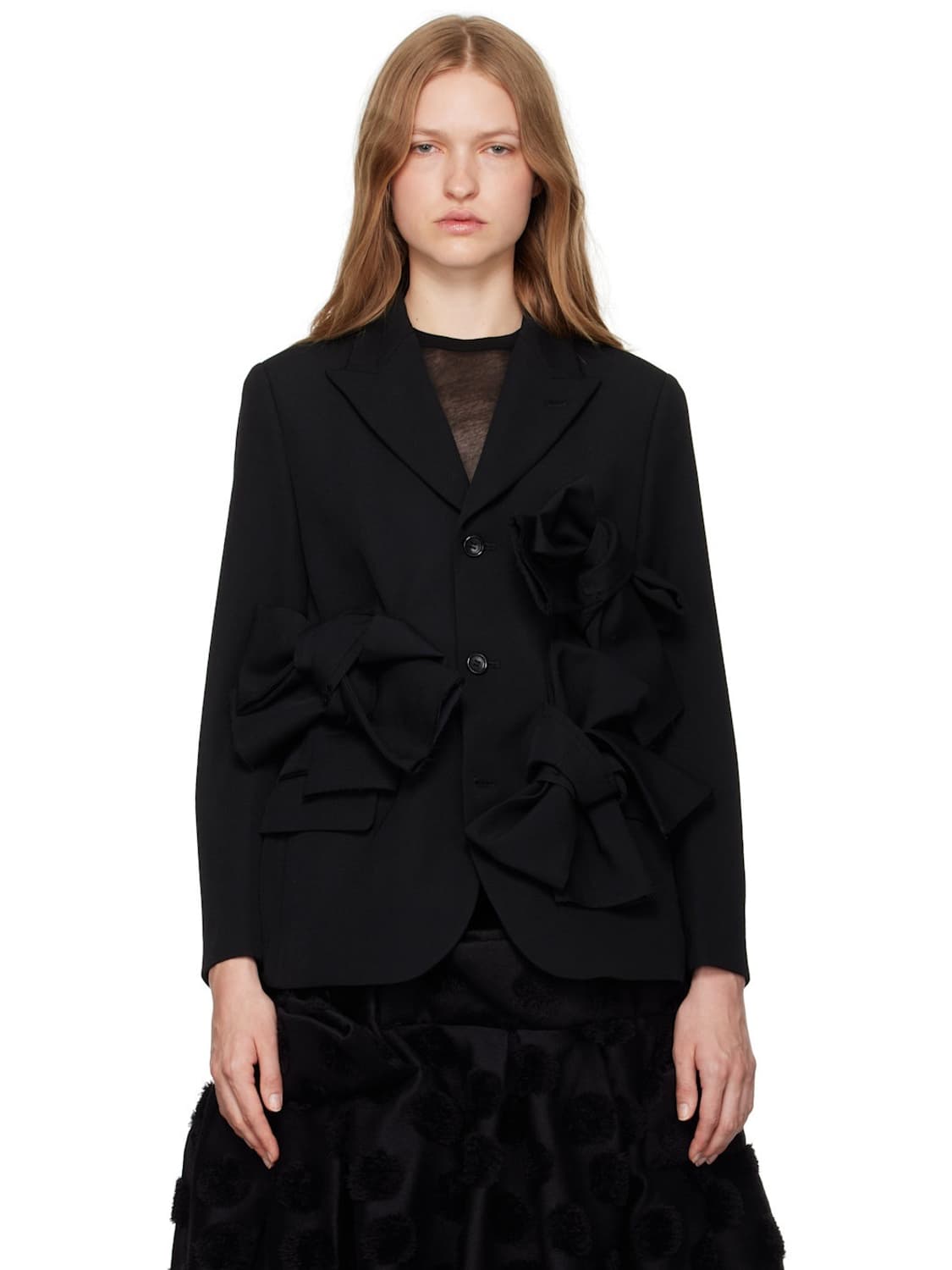 24aw Ribbon applique Blazer 상품이미지3