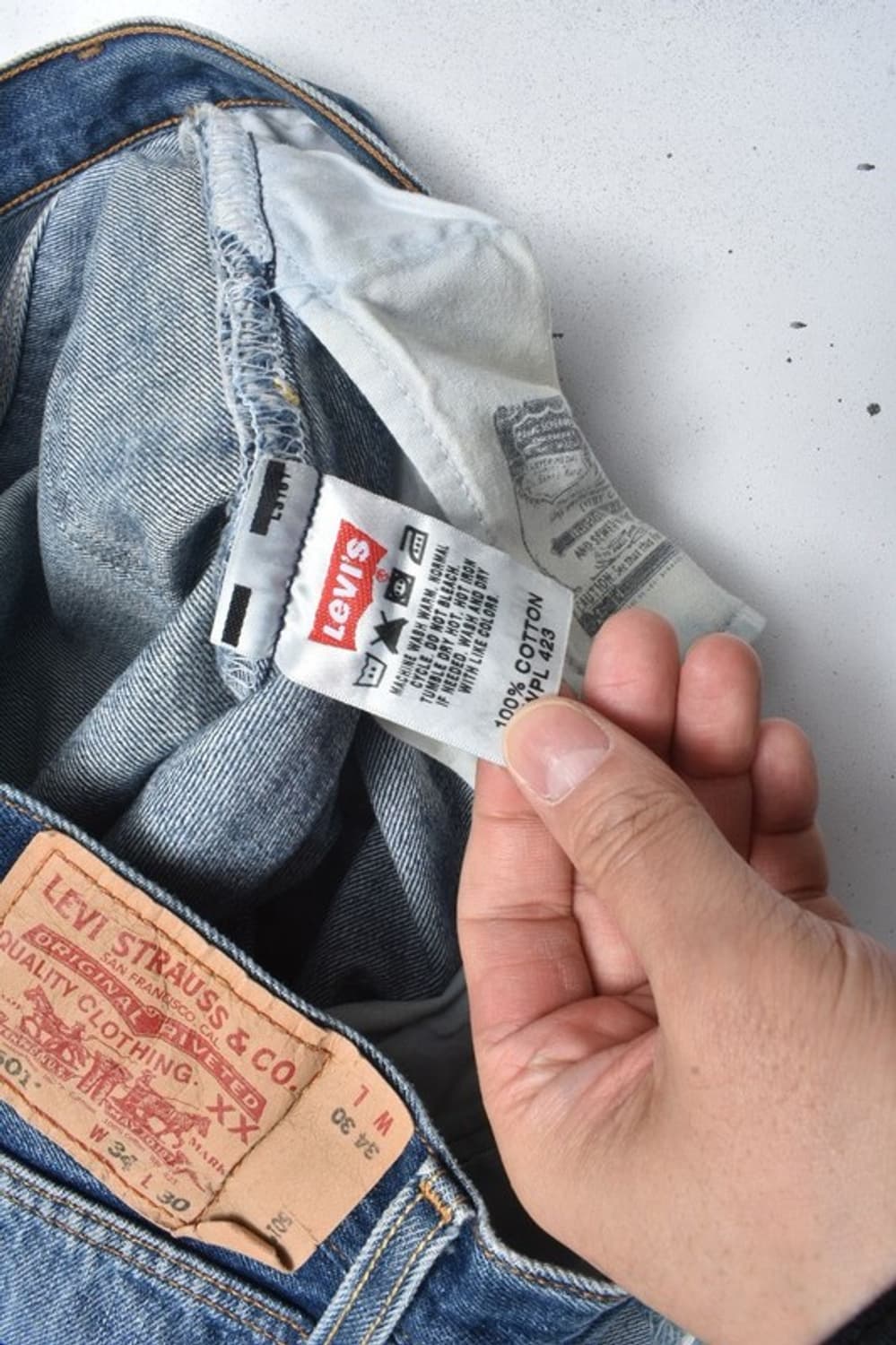 리바이스 501 데님 쇼츠 반바지 34 M0001 상품이미지8