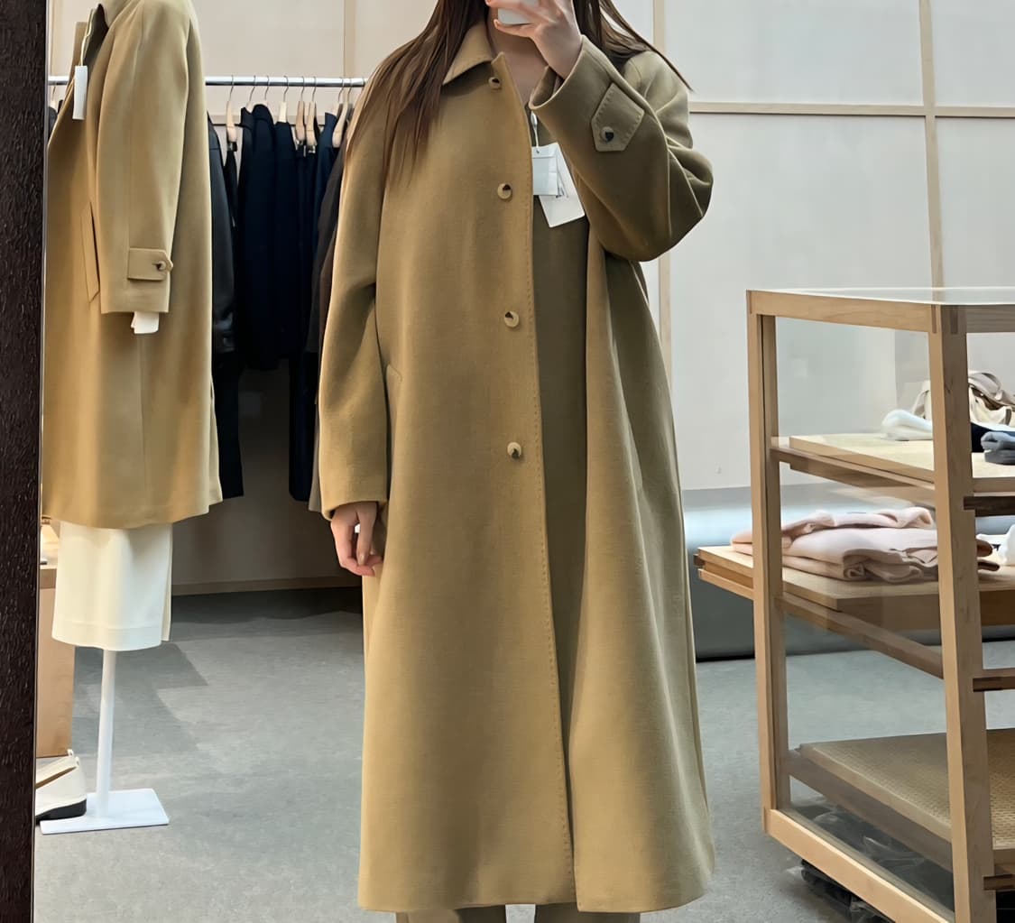 새상품) 르917 르셉템버 코트 RAGLAN WOOL COAT 상품이미지4