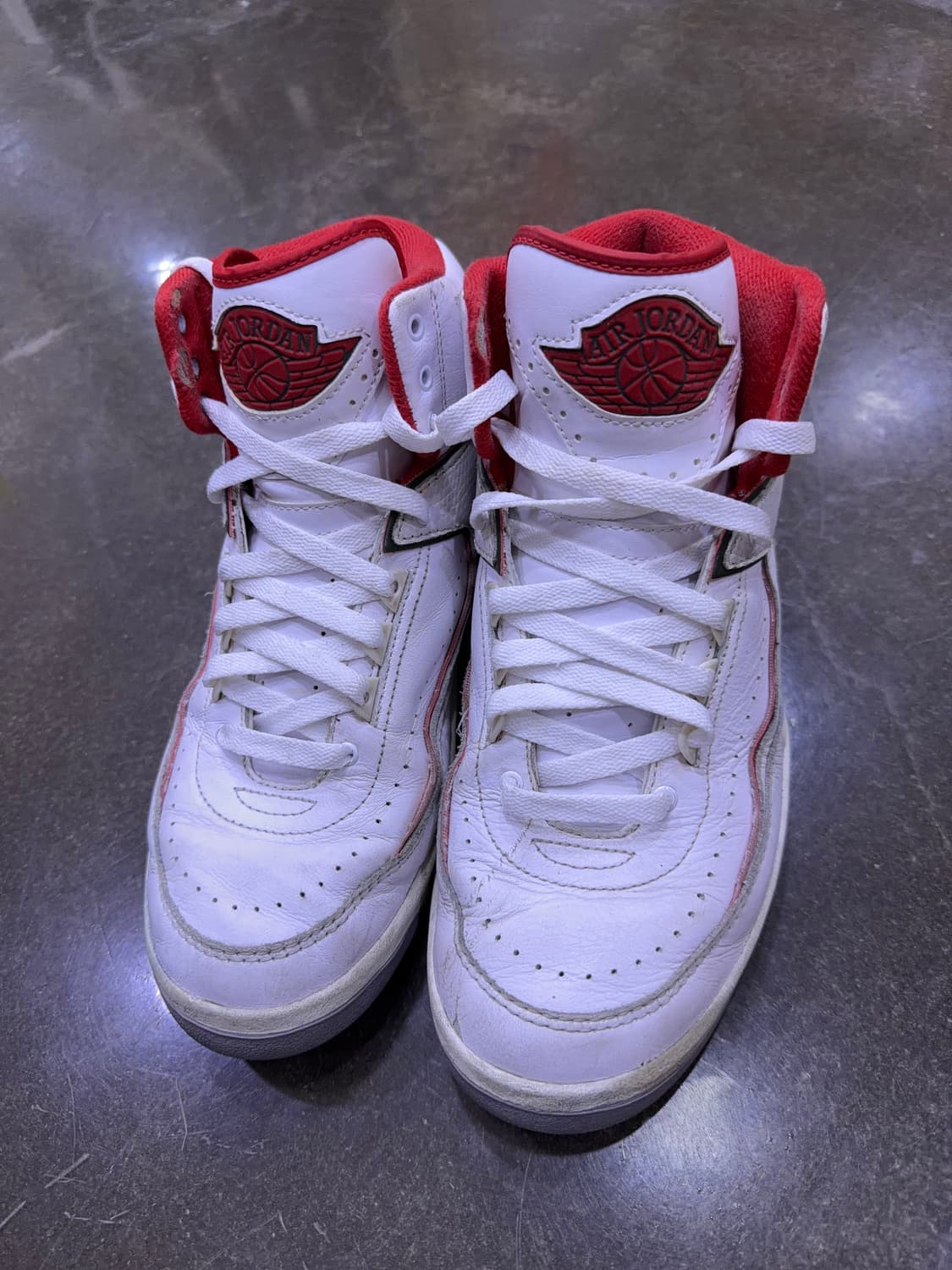 나이키 에어조던 2 레트로 오리진스 화이트 레드 그린 265 상품이미지2