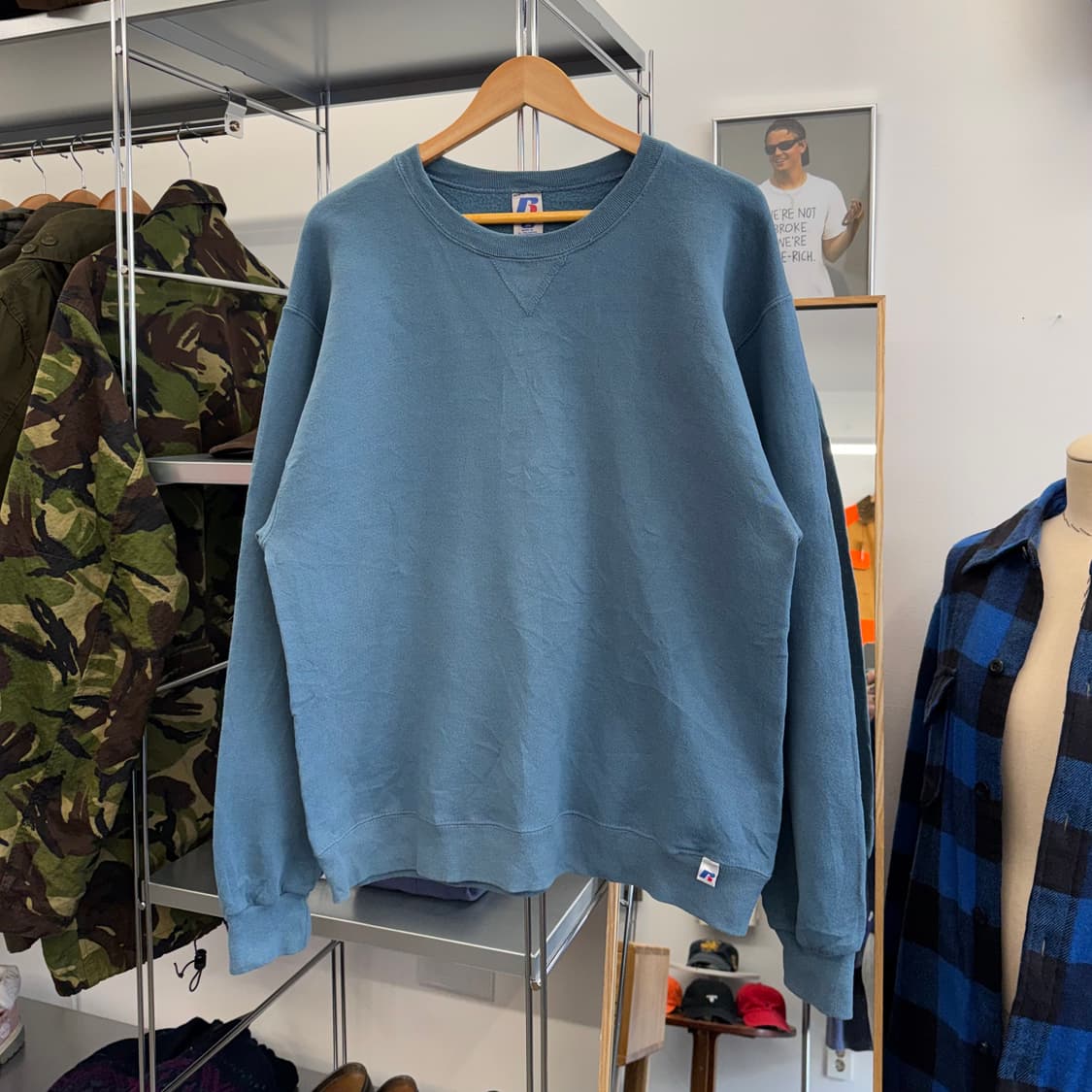 90s 러셀 빈티지 스웻셔츠 맨투맨 (M)   상품이미지1